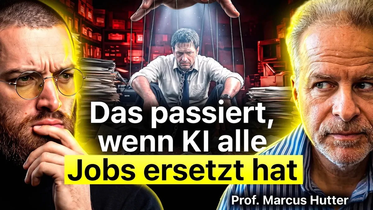 Prof. Dr. Marcus Hutter im Interview über Jobless Utopia, KI-Automatisierung und ein universelles Einkommen.