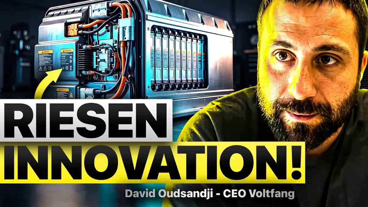 David Oudsandji, CEO von Voltfang, im Interview über Batteriegroßspeicher und günstigeren Strom für Unternehmen.