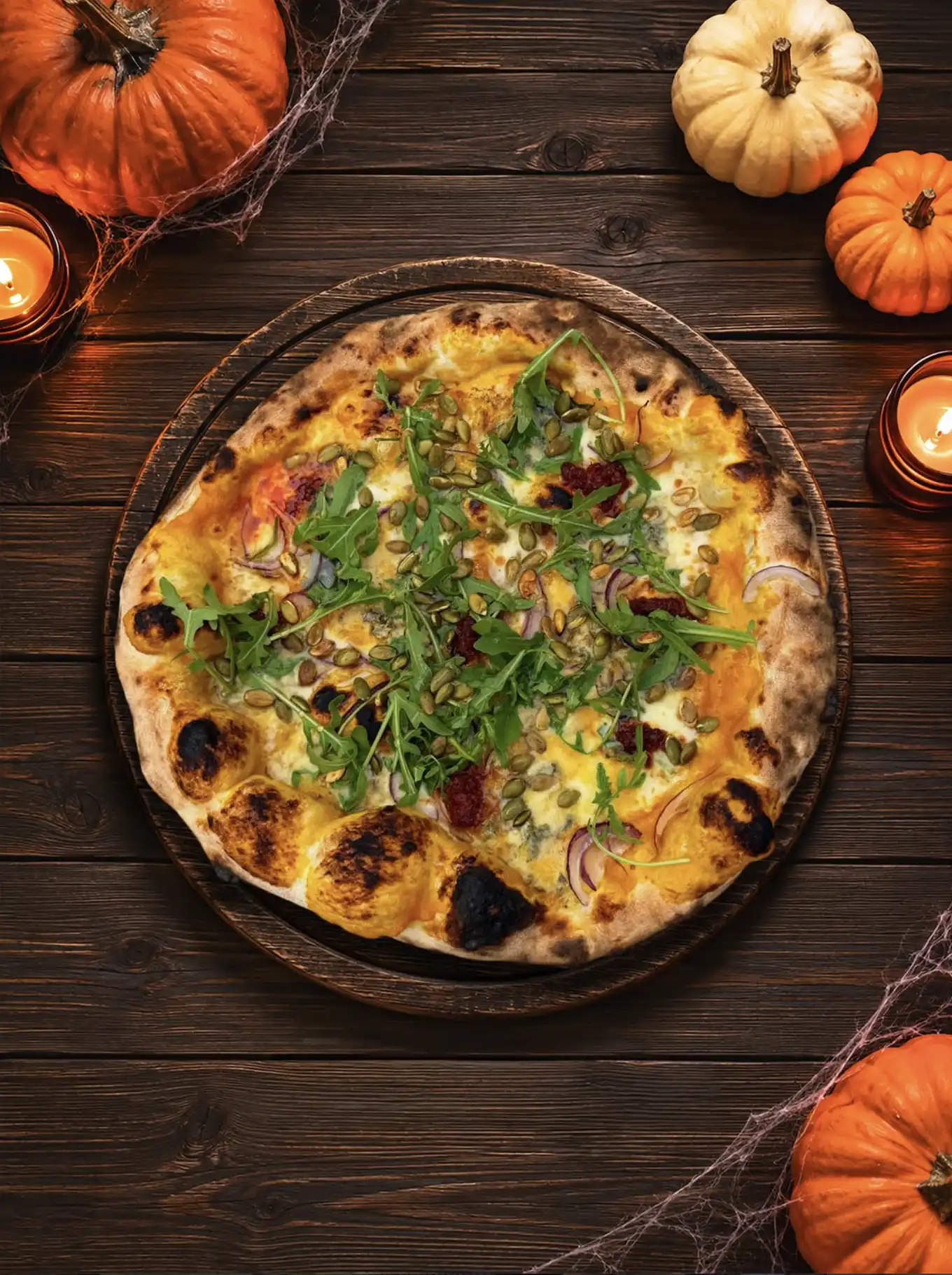 Hot Wood-Fried margarita pizza image