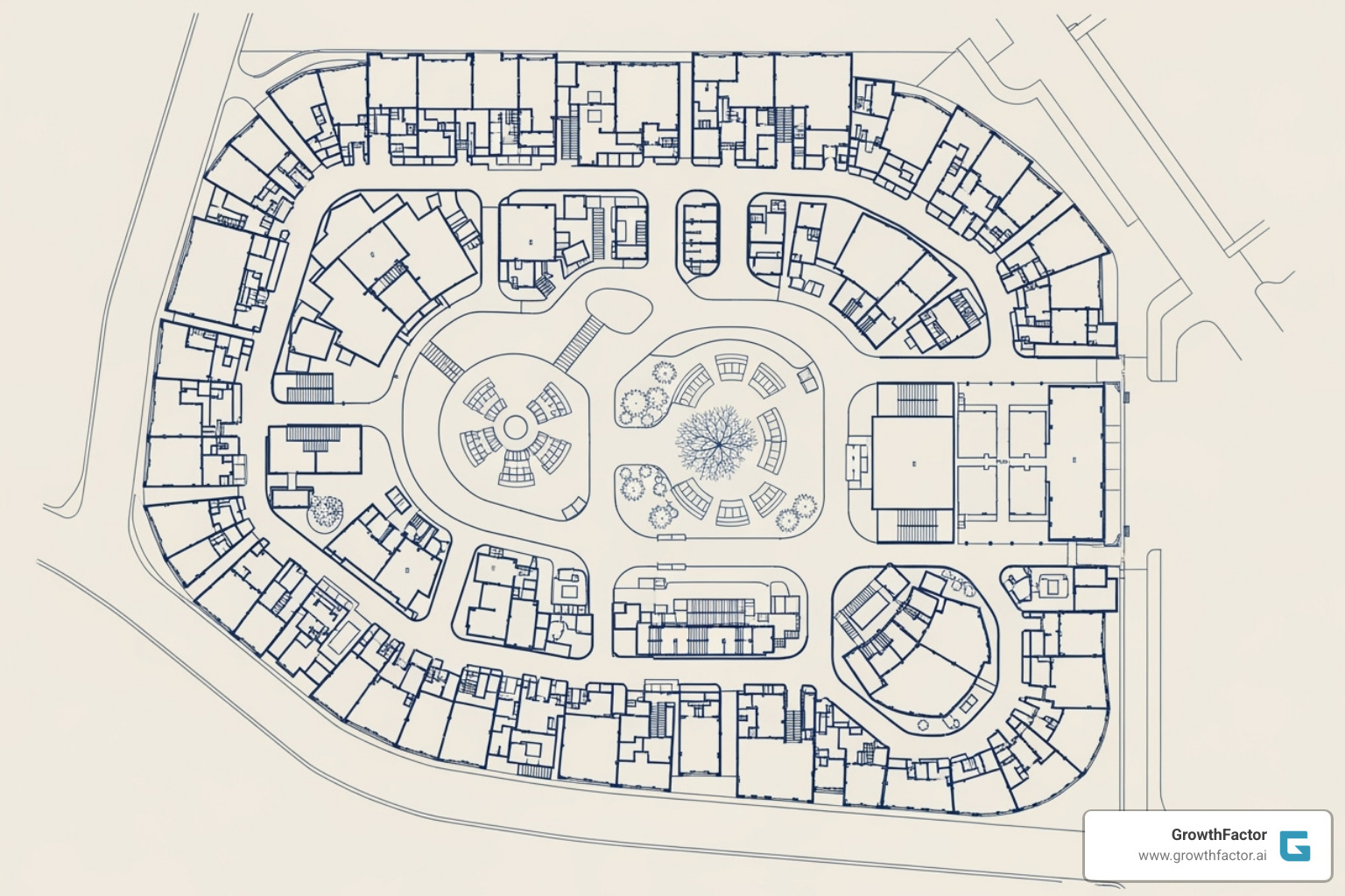 shopping center map showing a mix of complementary tenants - store site selection criteria shopping center map showing a mix of complementary tenants - store site selection criteria