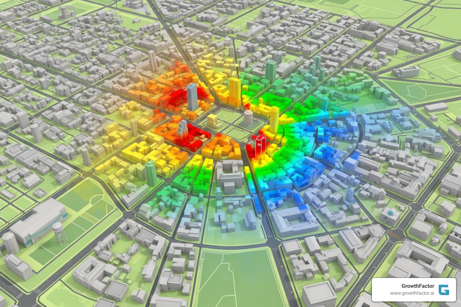A stylized city map showing overlays of foot traffic density as heatmaps, highlighting popular areas and routes - Real-time foot traffic A stylized city map showing overlays of foot traffic density as heatmaps, highlighting popular areas and routes - Real-time foot traffic