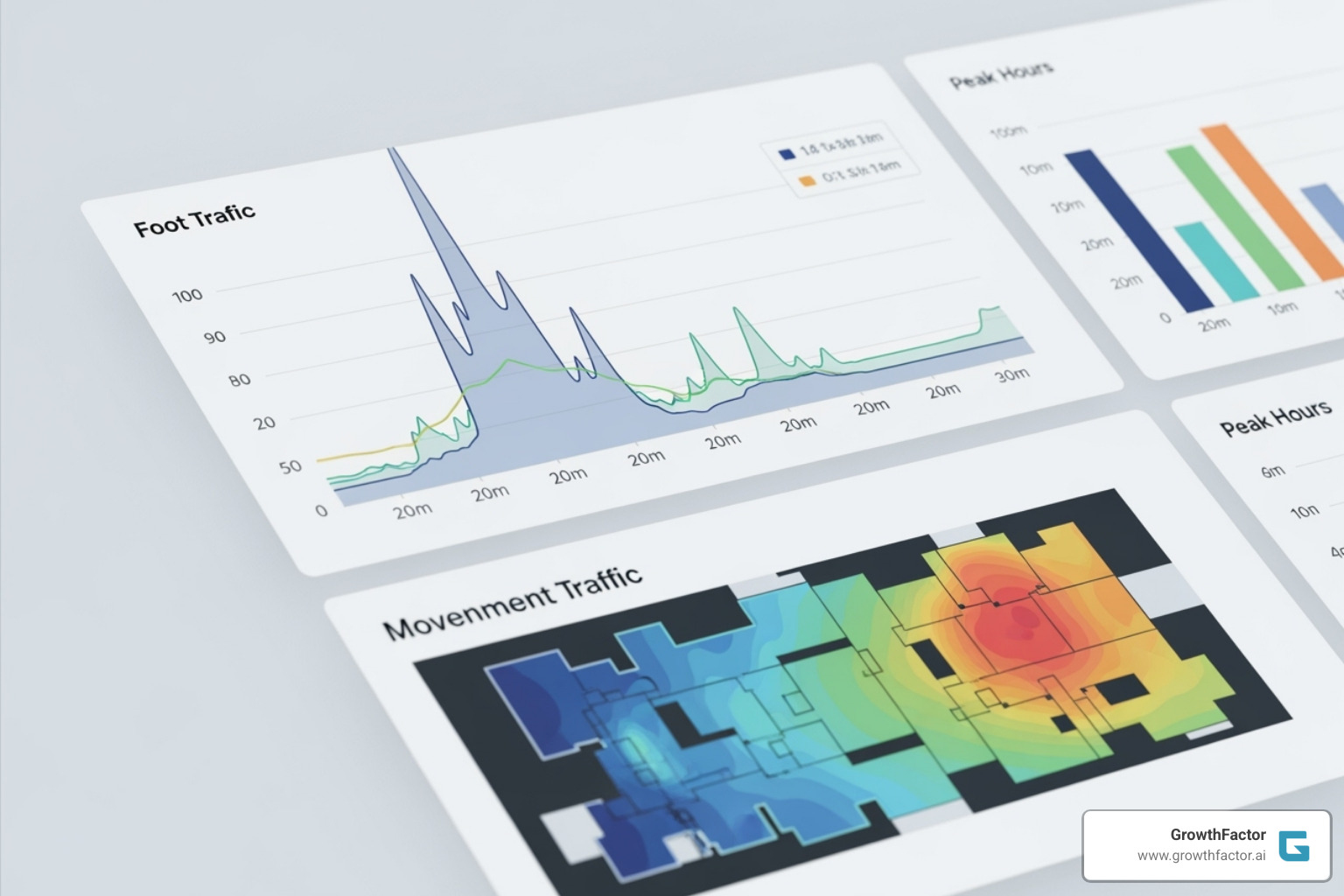 foot traffic trends over time shown on a data analytics dashboard - Foot traffic analysis? foot traffic trends over time shown on a data analytics dashboard - Foot traffic analysis?