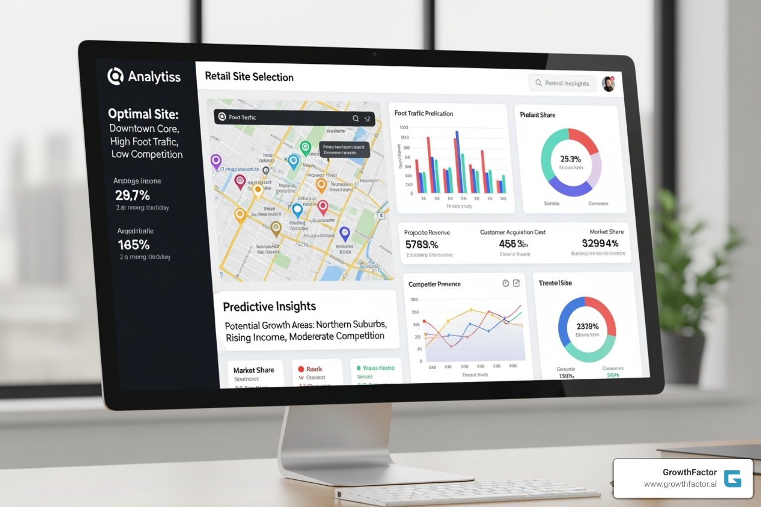 AI-driven analytics dashboard for retail site selection - machine learning vs generative ai AI-driven analytics dashboard for retail site selection - machine learning vs generative ai