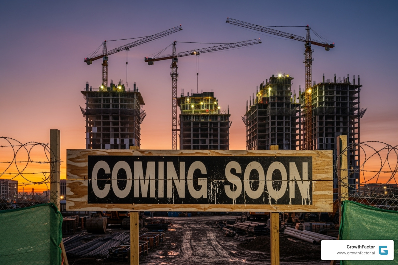 construction site with a "Coming Soon" sign - Real estate development insights construction site with a "Coming Soon" sign - Real estate development insights