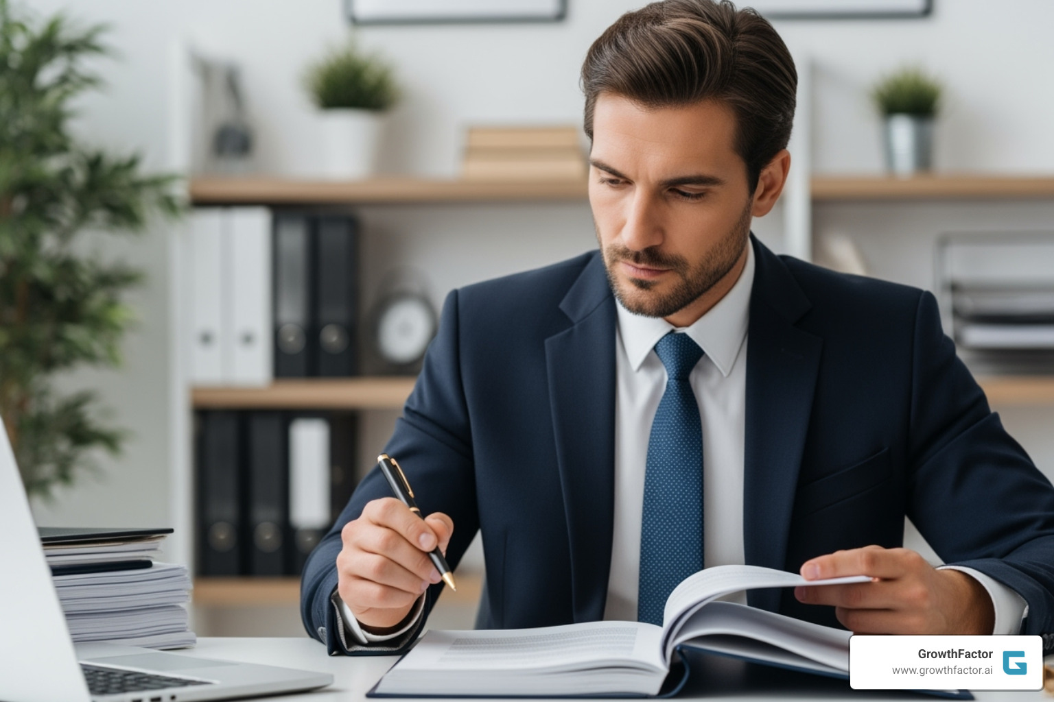 person reviewing FDD - restaurant franchise for sale