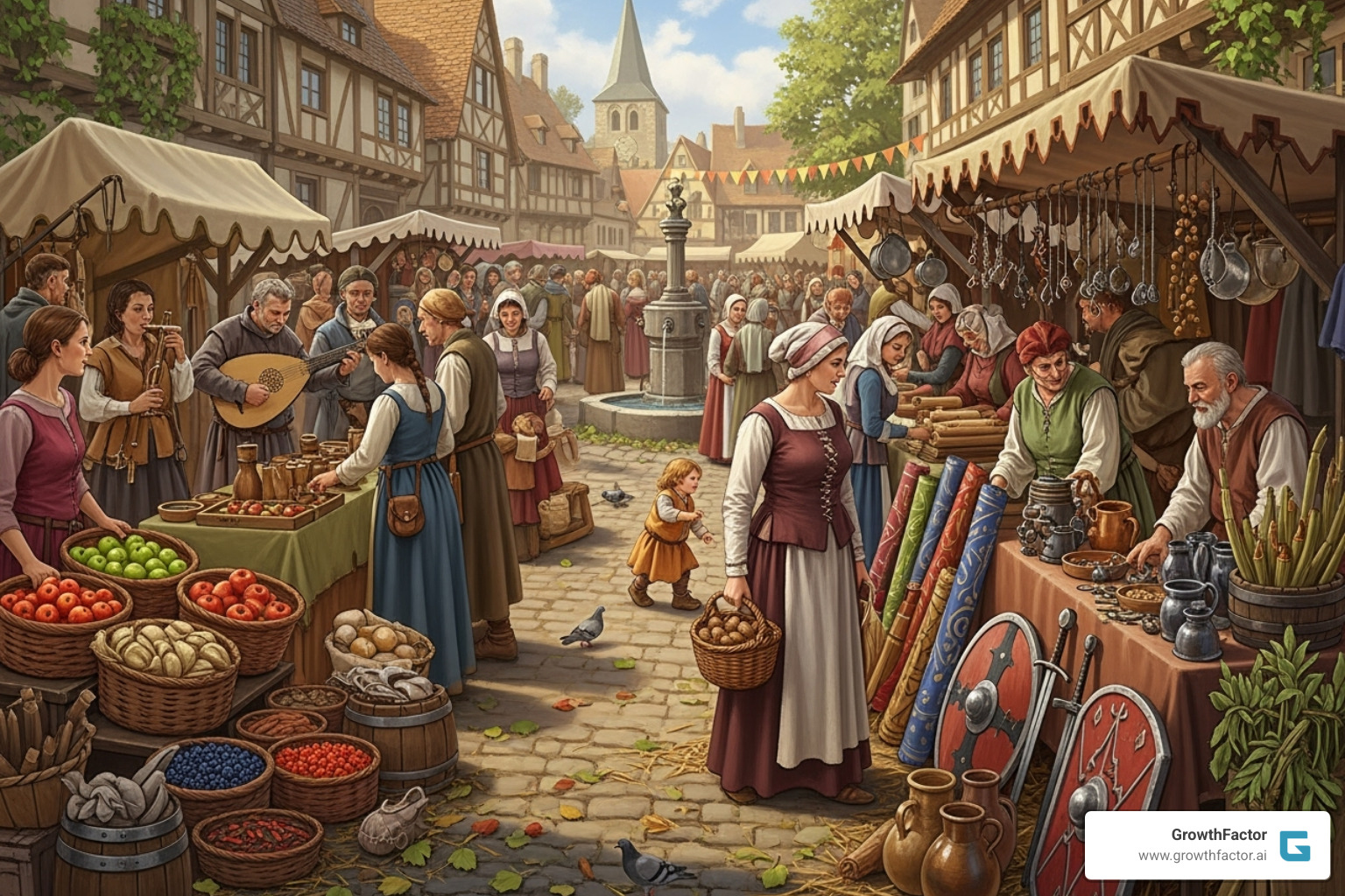 historical market or a retro-style pop-up - pop up retail