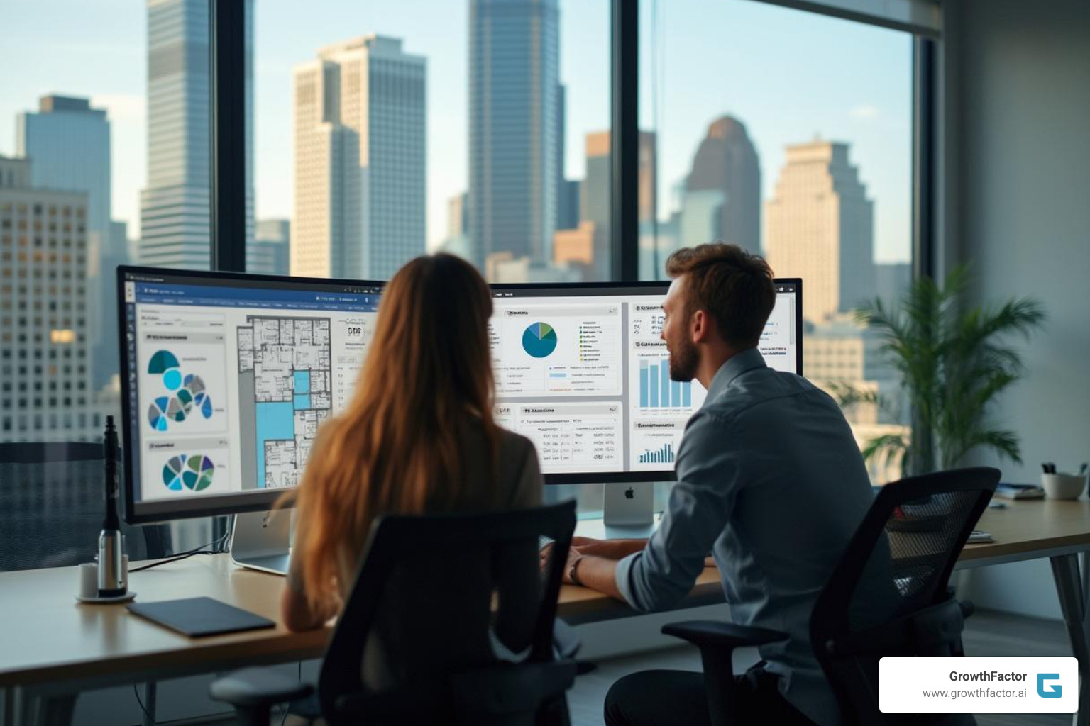 Dashboard view of commercial real estate lease management software in action