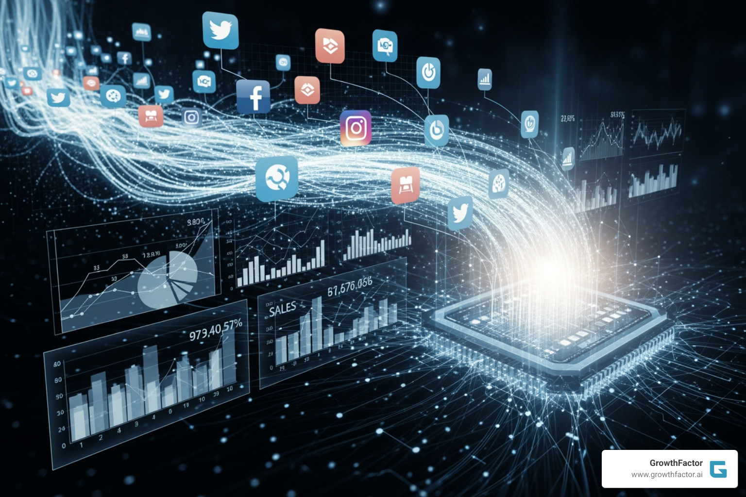 data sources flowing into analysis hub - consumer behavior analytics data sources flowing into analysis hub - consumer behavior analytics