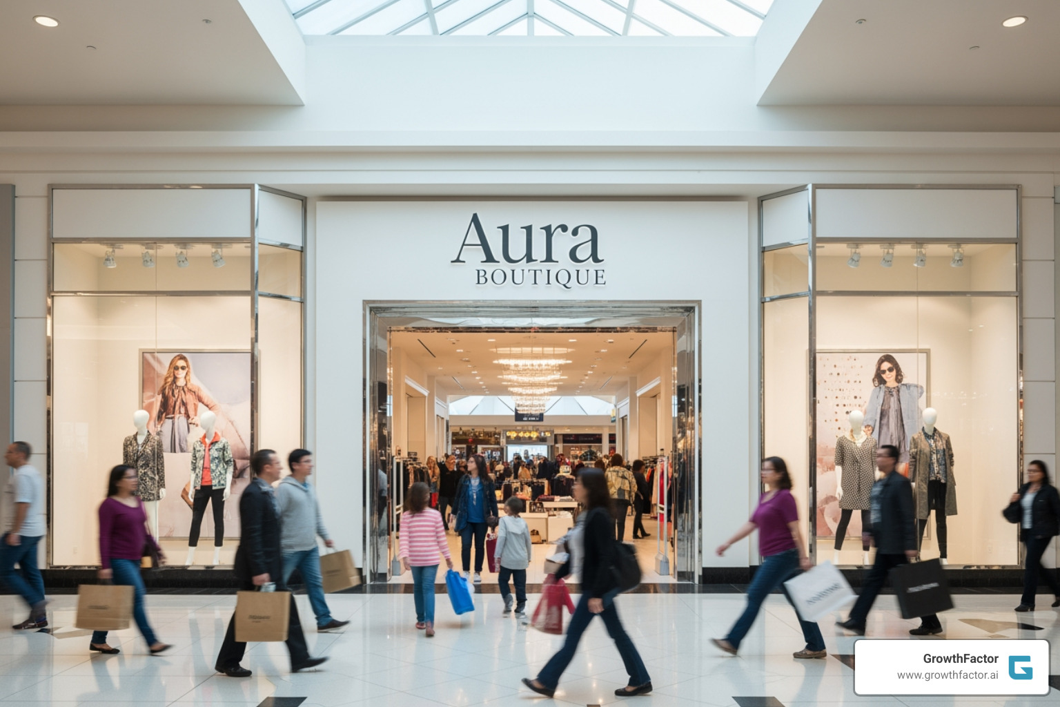 busy retail store entrance - how to measure foot traffic in store