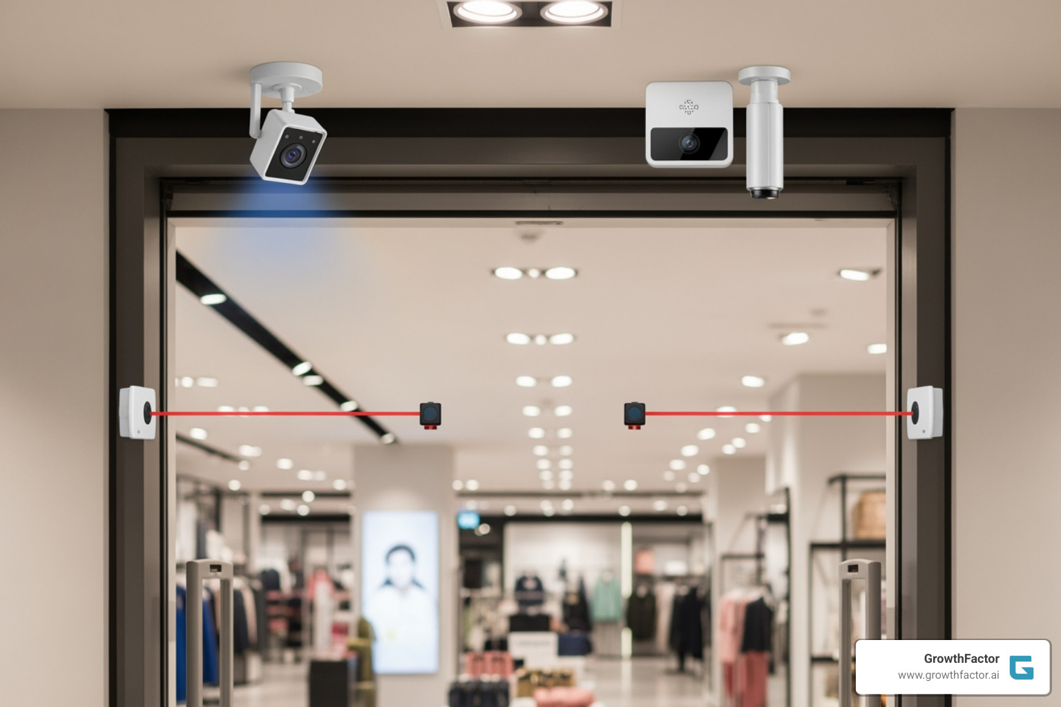 different types of traffic counting sensors (3D camera, thermal, infrared beam) - retail traffic software