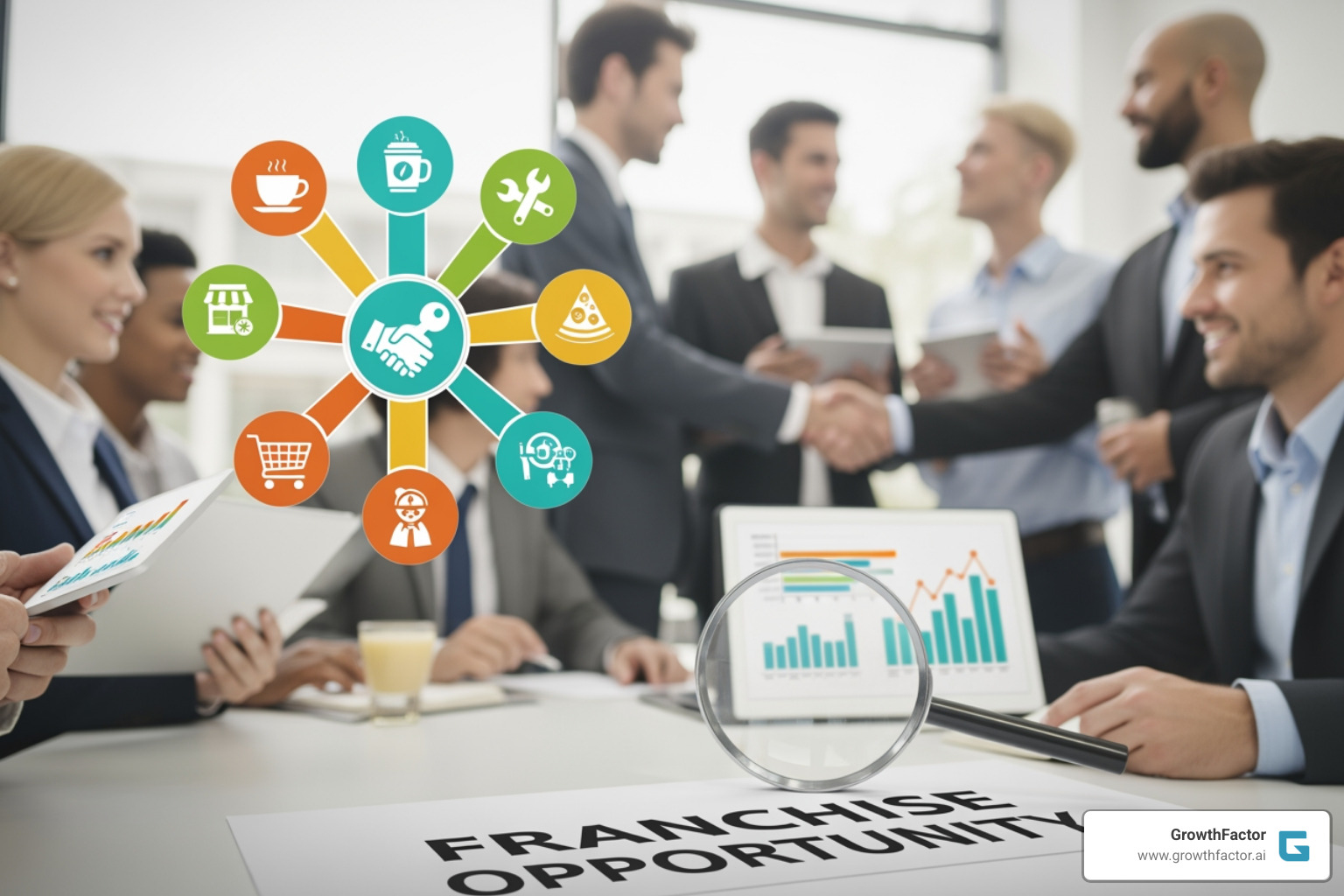 person browsing franchise directory - franchises opportunity