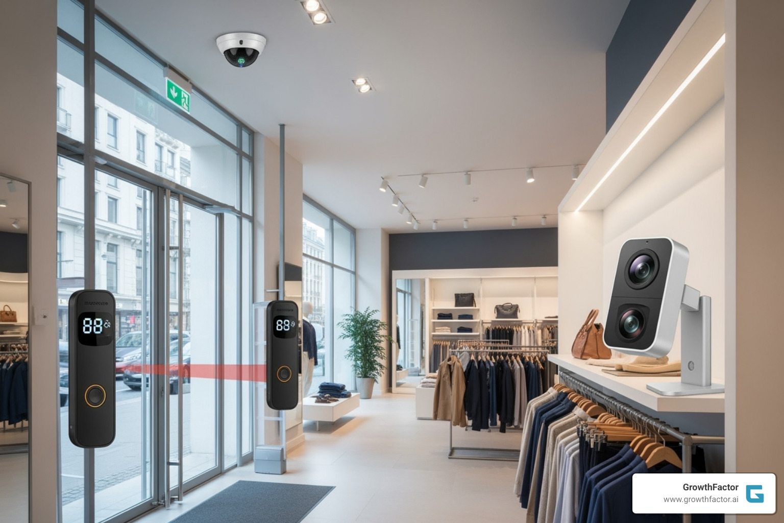 various footfall counting technologies - footfall traffic