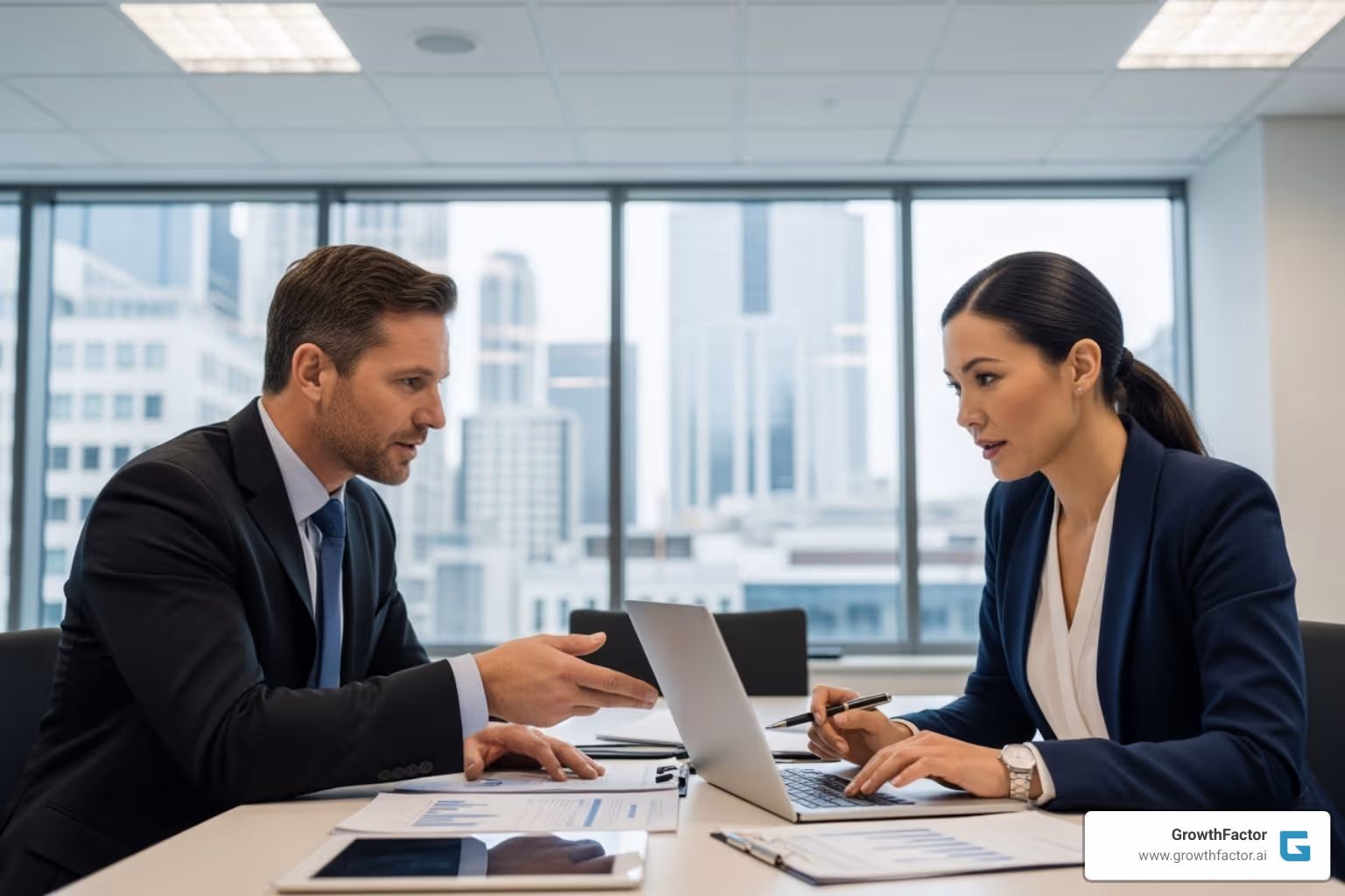 franchisor and franchisee discussing business - restaurant franchise opportunities