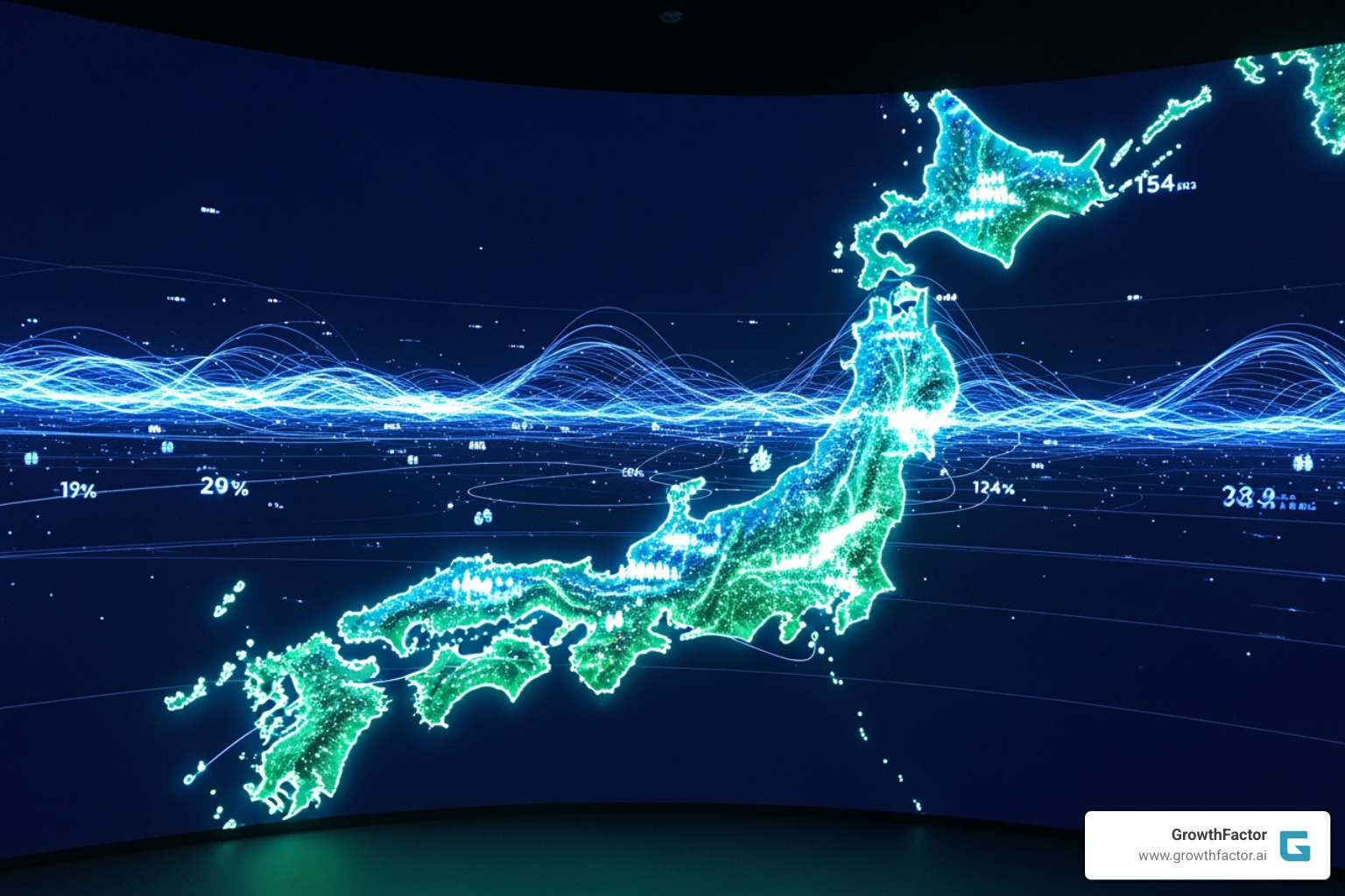 Interactive map or scrollytelling visualization created with Flourish - AI data visualization