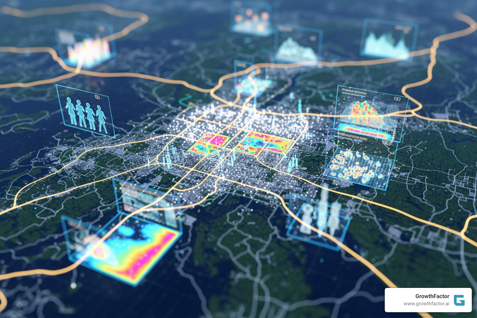 AI site analysis map with data overlays - AI site analysis AI site analysis map with data overlays - AI site analysis