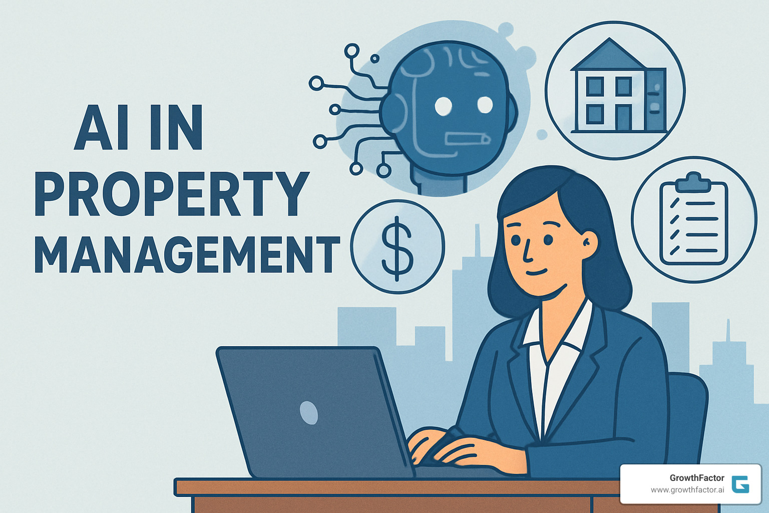 chatbot conversation interface showing automated tenant inquiry handling with natural language responses - ai in property management
