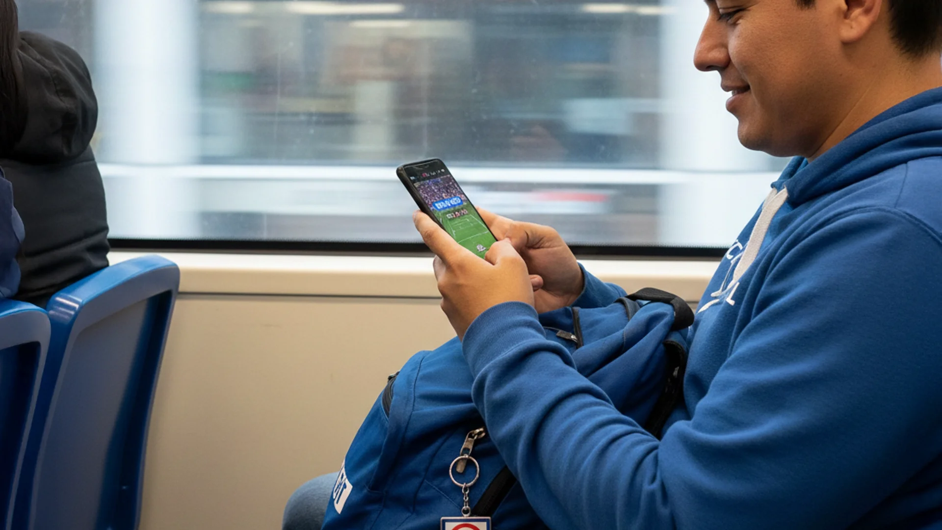 persona apoyando a la máquina cementera.