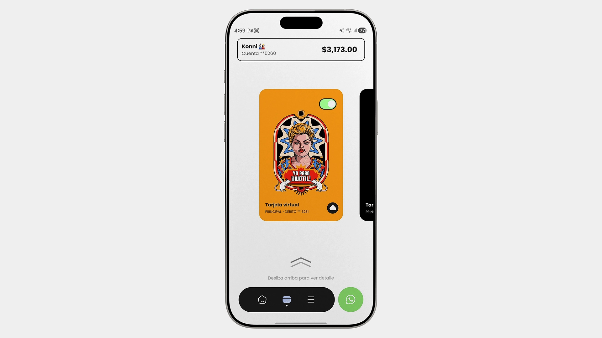 Imagen de tarjeta virtual Bankaool