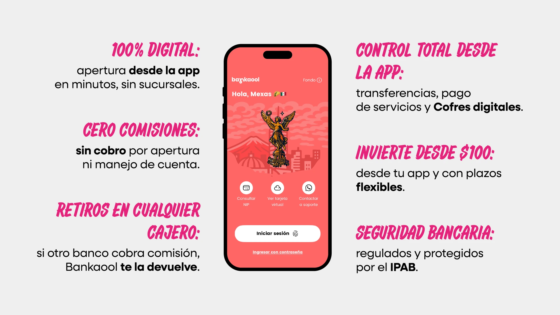 Beneficios de la cuenta bancaria Bankaool.