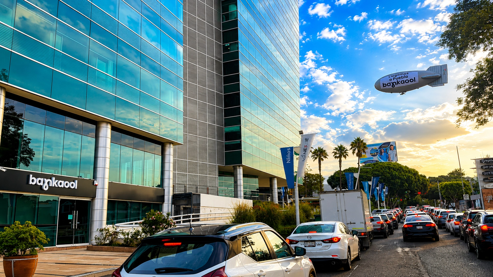 Foto del centro de negocios Bankaool en Puebla.