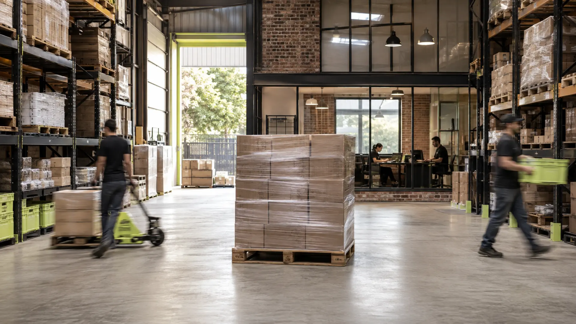 Bodega de empresa mediana.