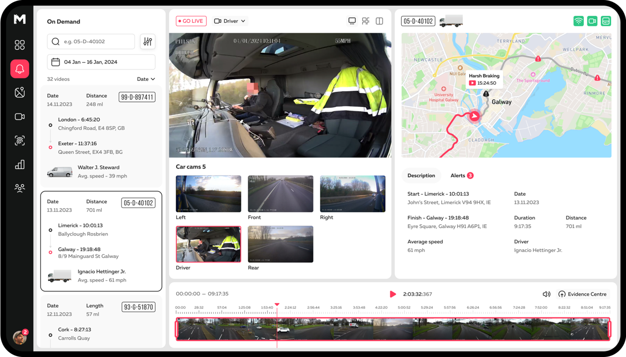 RECON Footage on demand