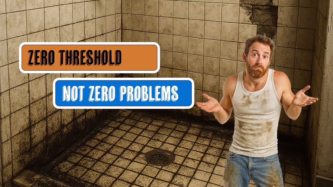 Why Zero-Threshold Showers Aren’t Always What They Seem