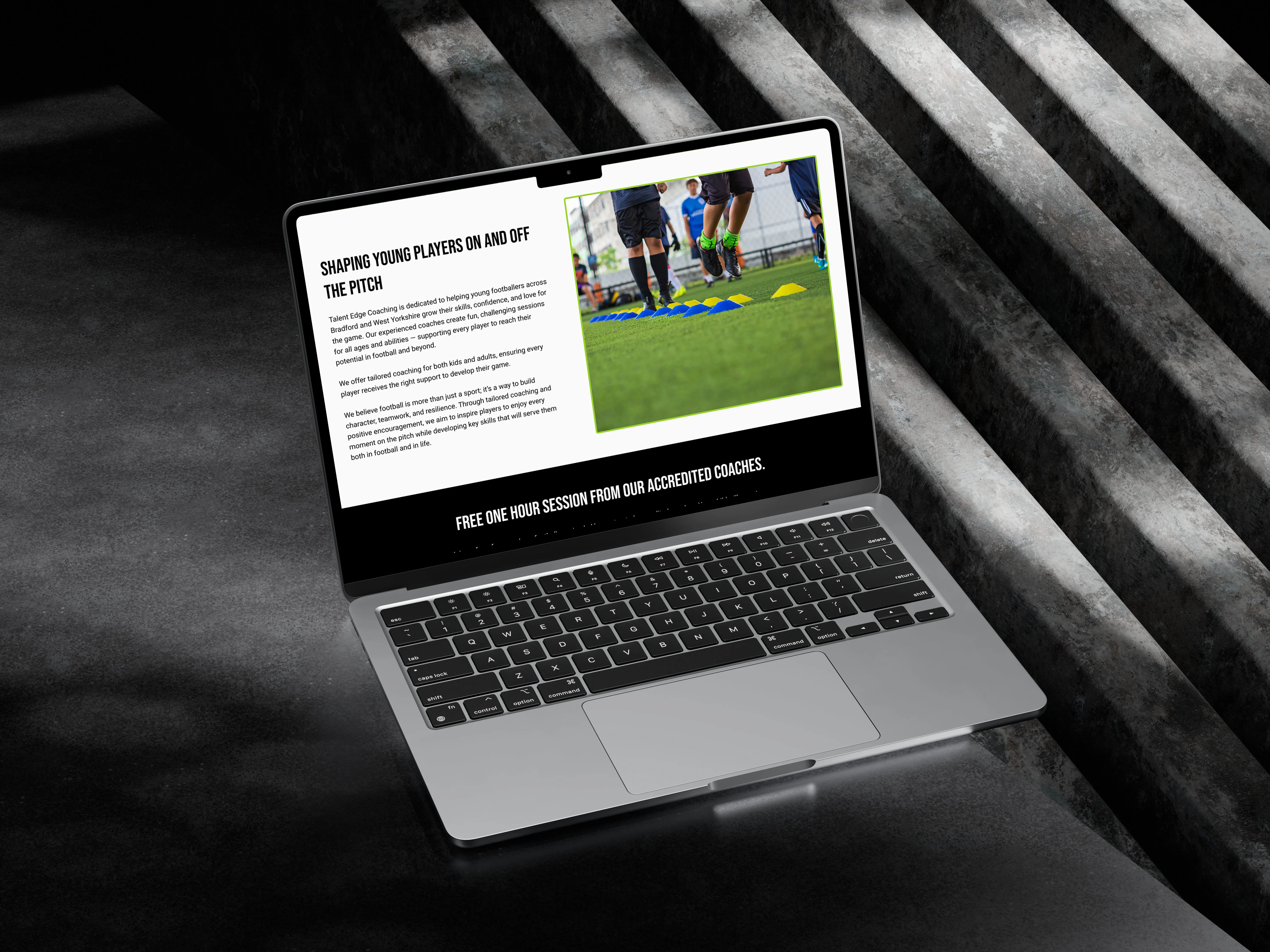 Talent Edge Coaching website designed by Chapter Two Studios