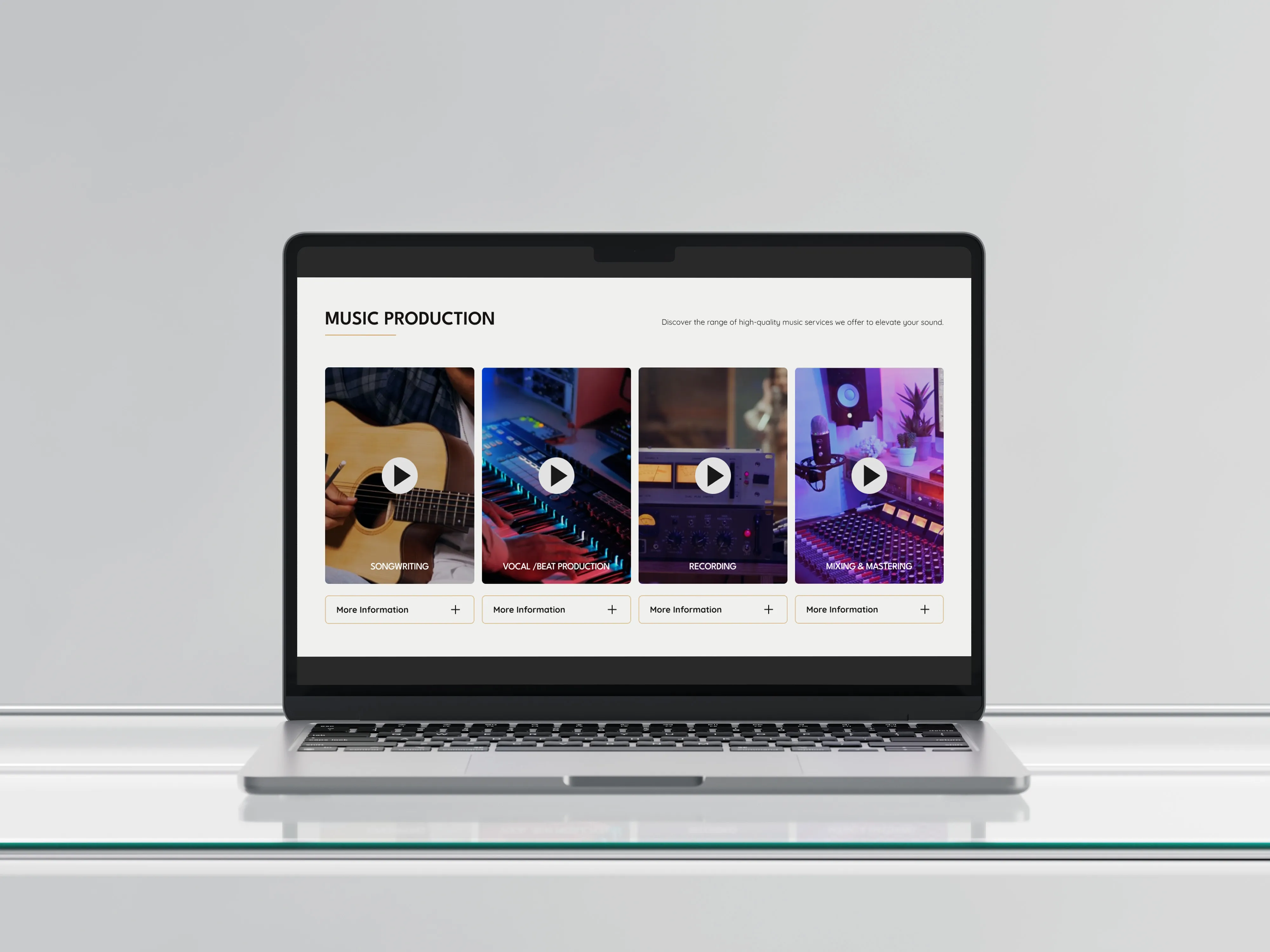 Assonance website designed by Chapter Two Studios