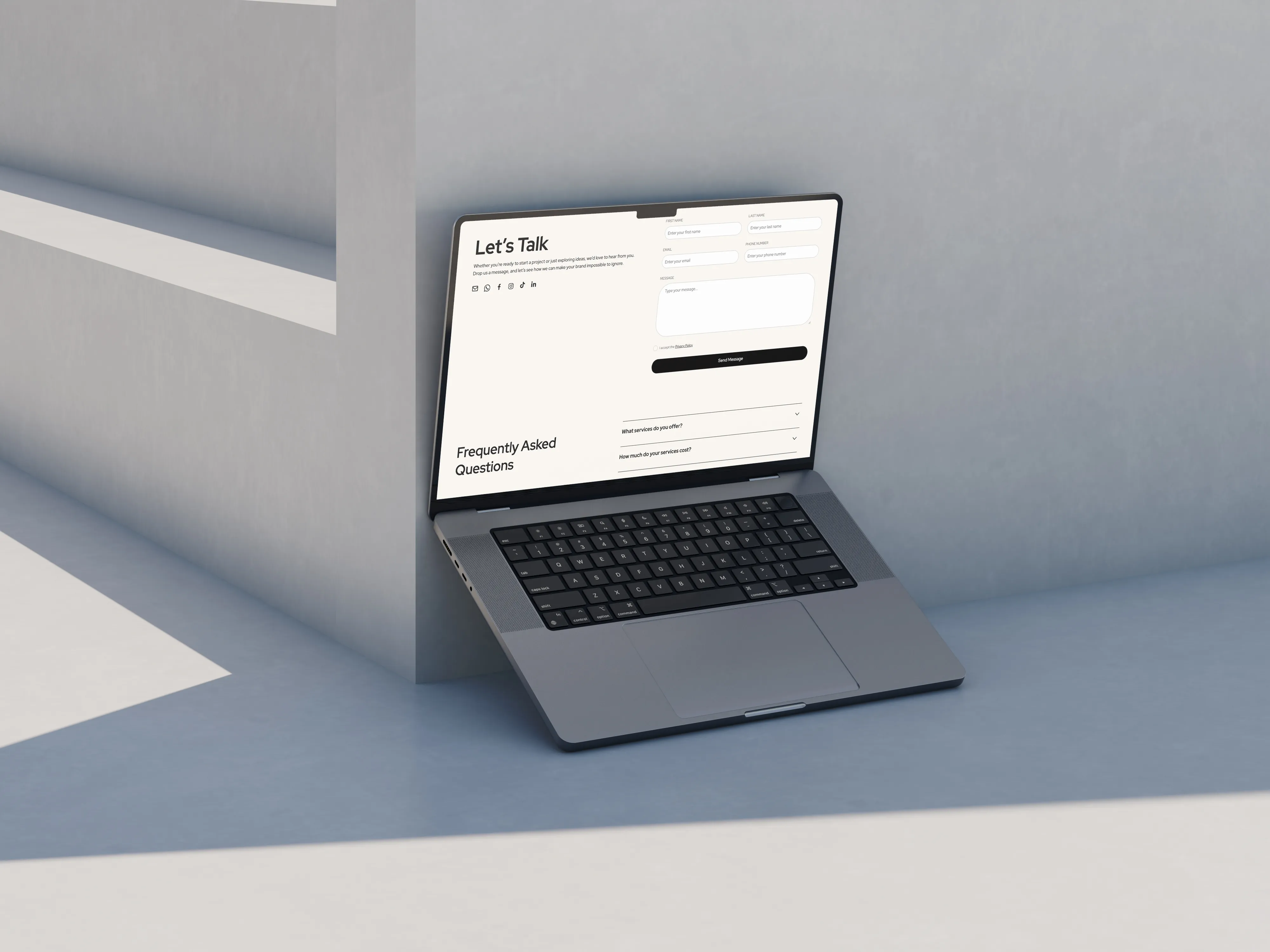 Kovo Marketing website designed by Chapter Two Studios