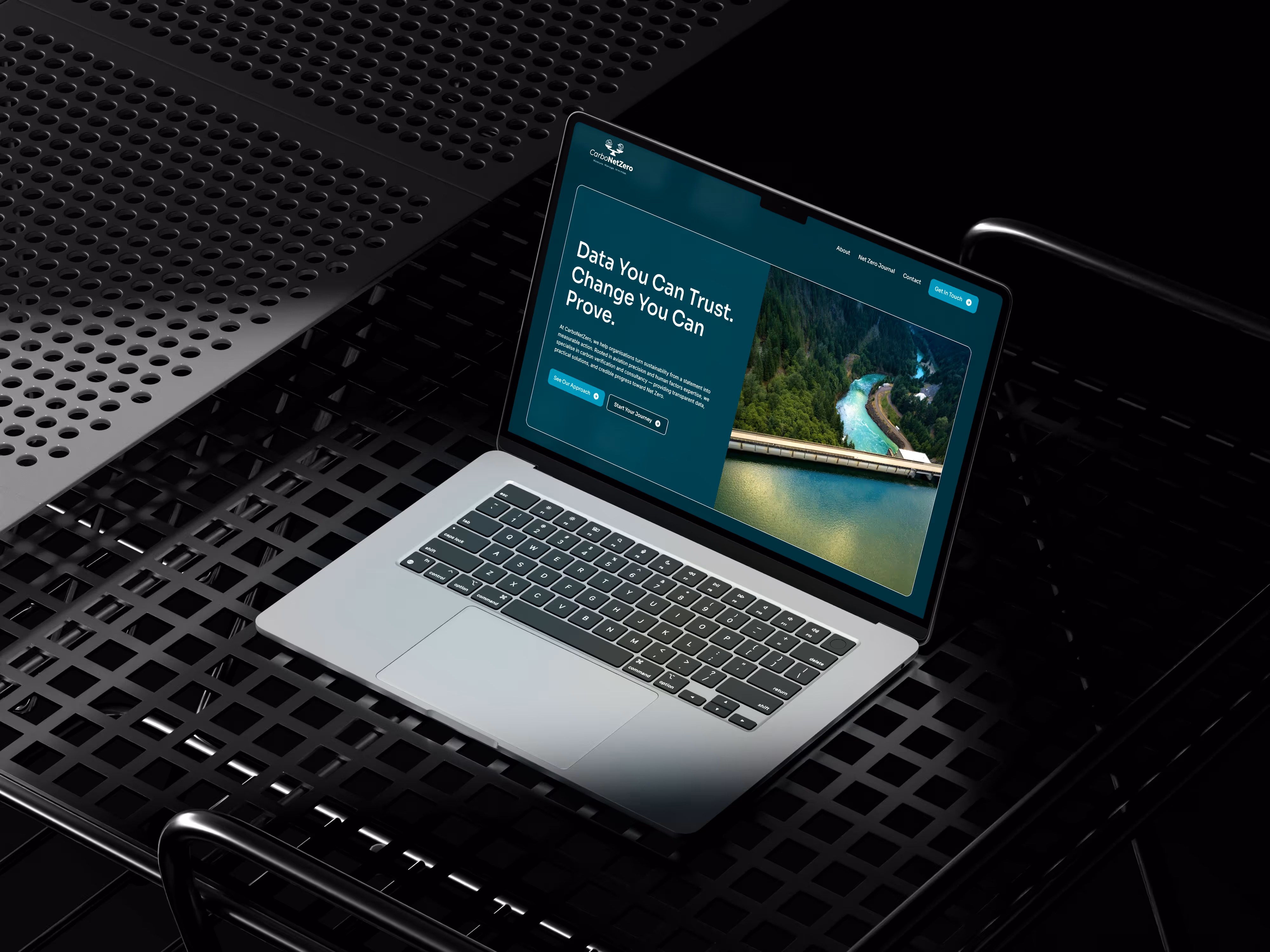 Website Design for CarboNetZero designed by Chapter Two Studios