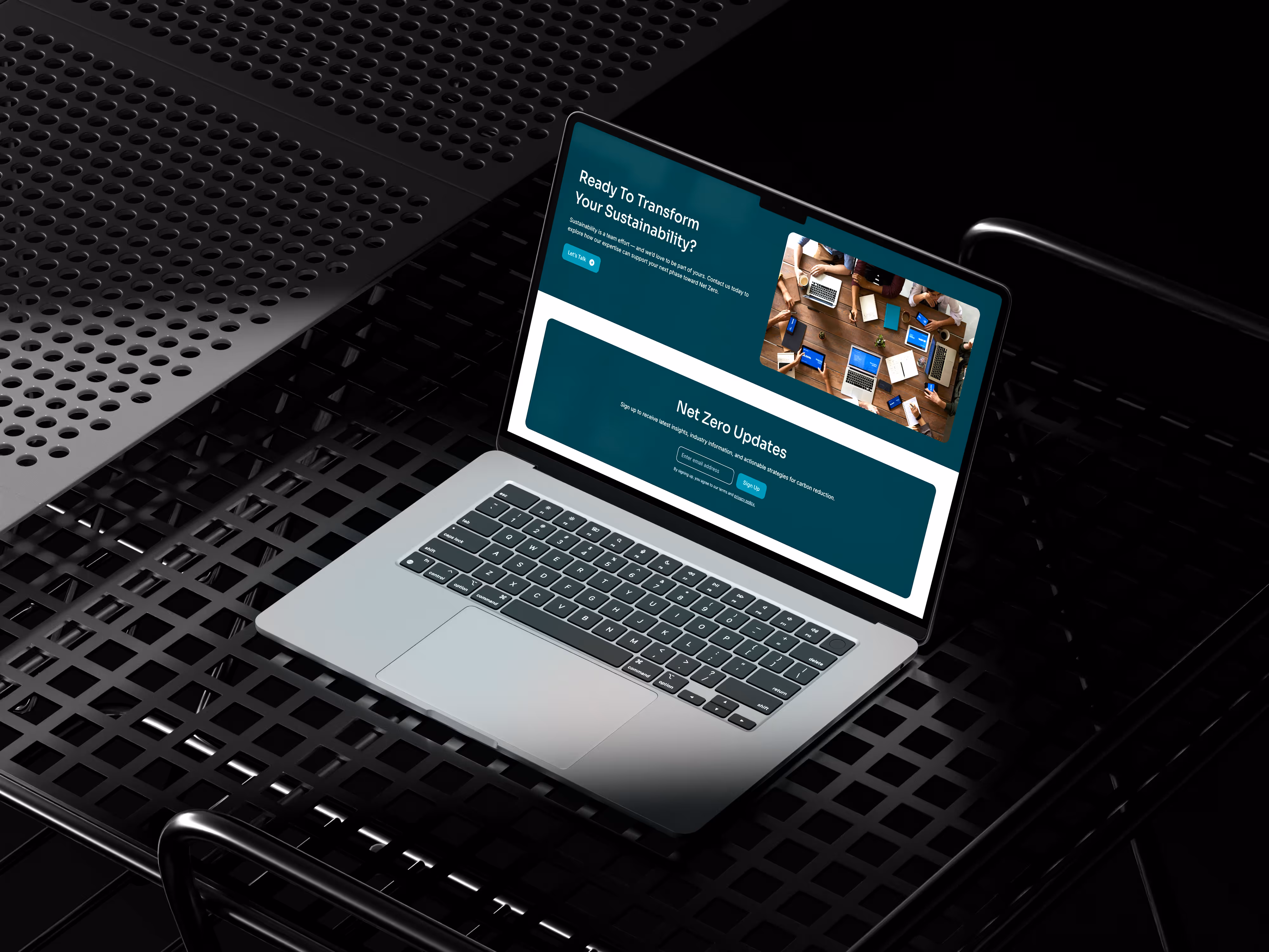 CarboNetZero website designed by Chapter Two Studios