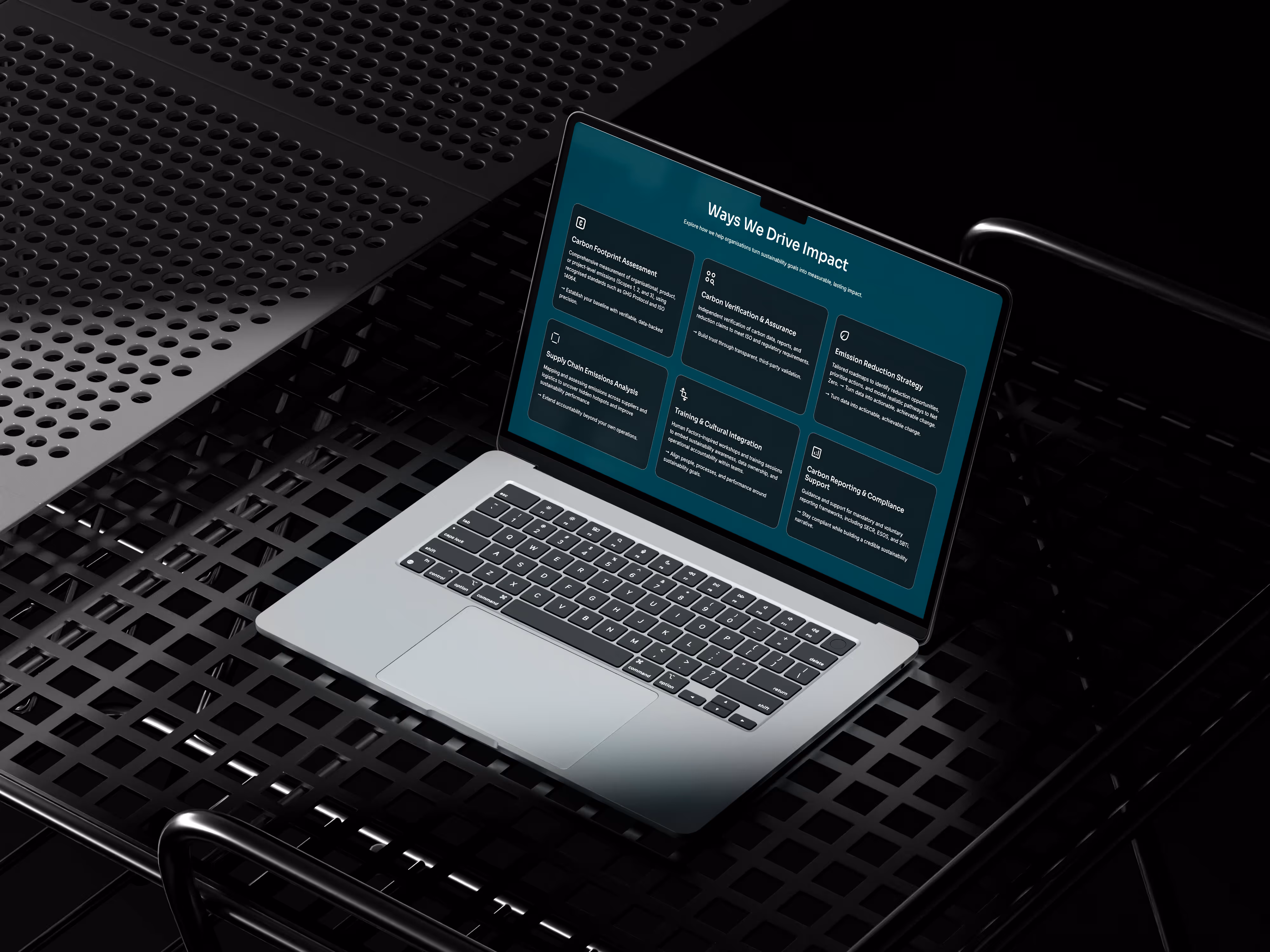 CarboNetZero website designed by Chapter Two Studios