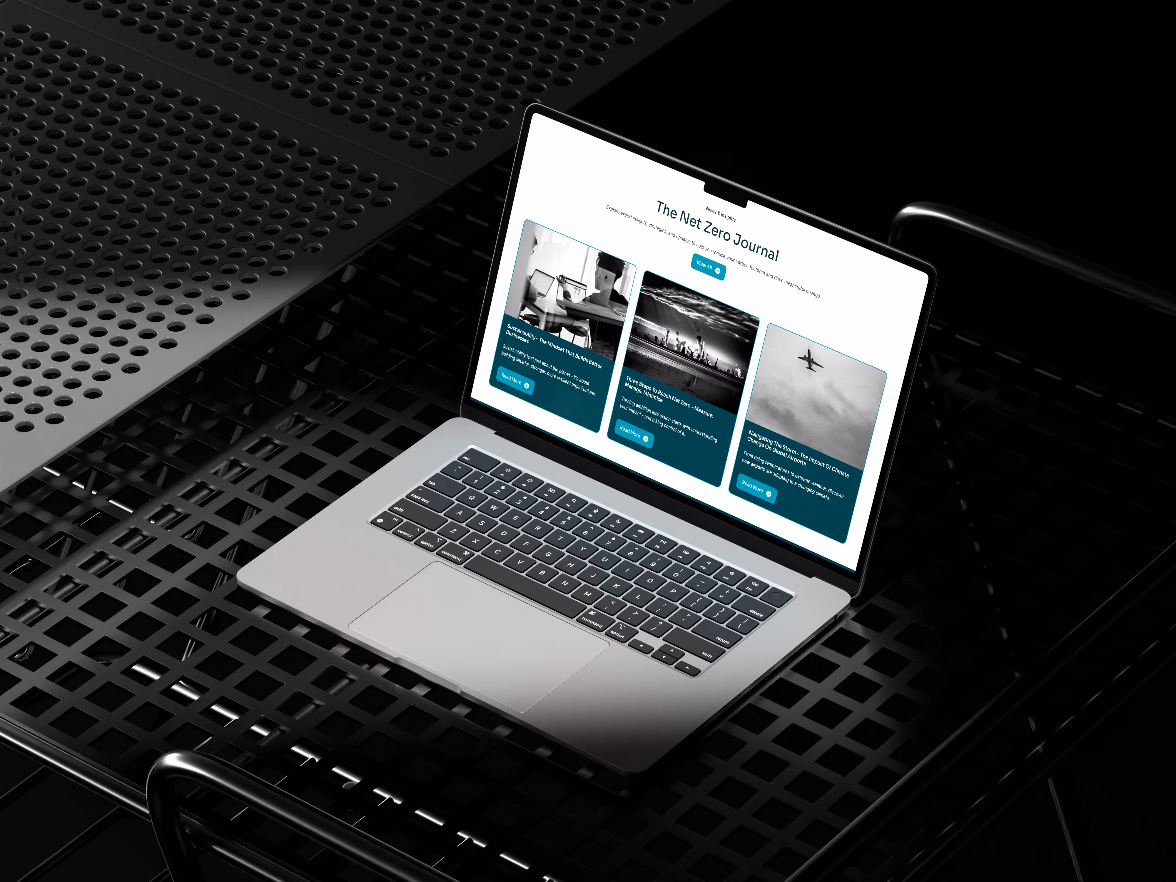 CarboNetZero website designed by Chapter Two Studios
