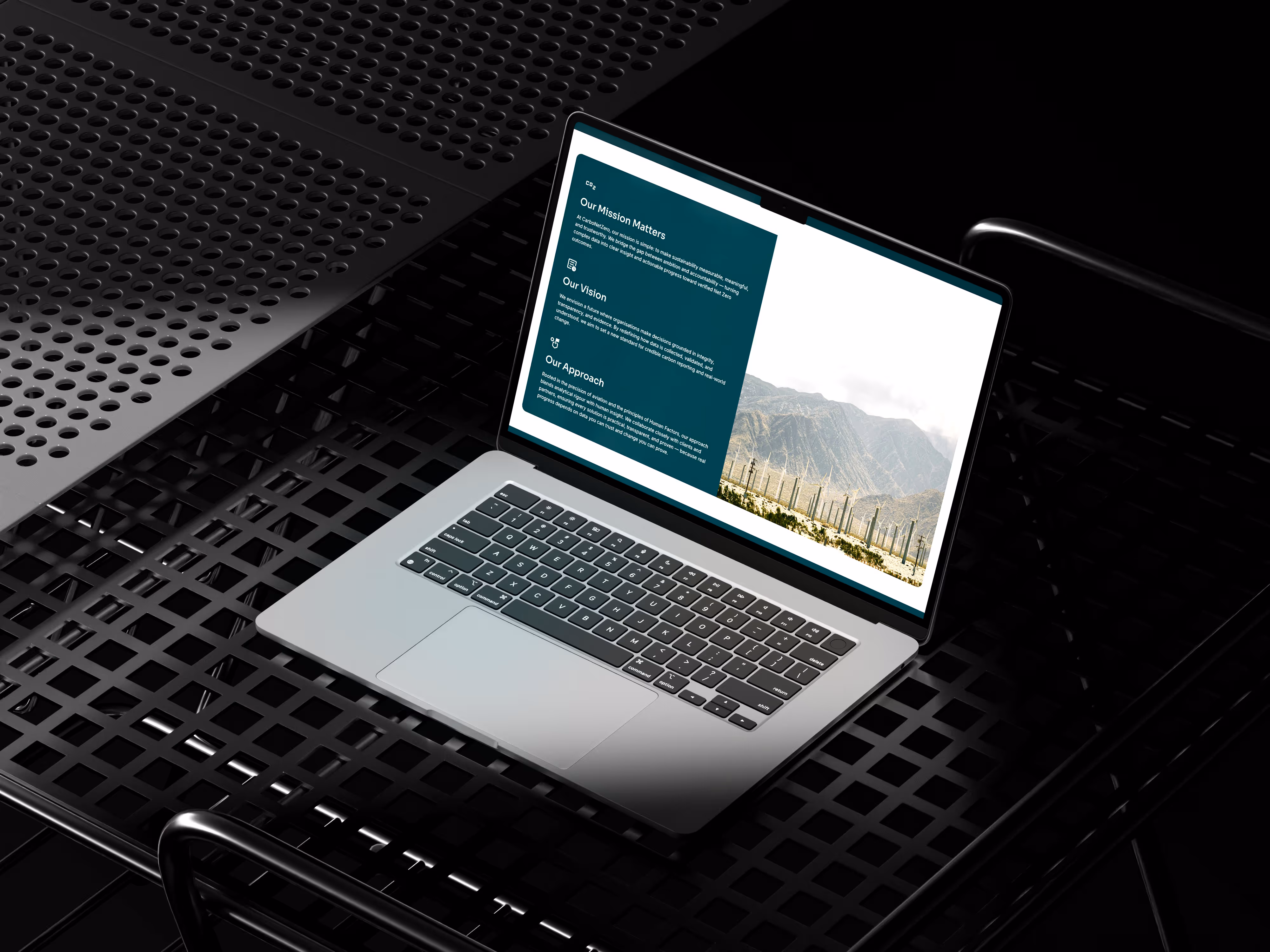 CarboNetZero website designed by Chapter Two Studios