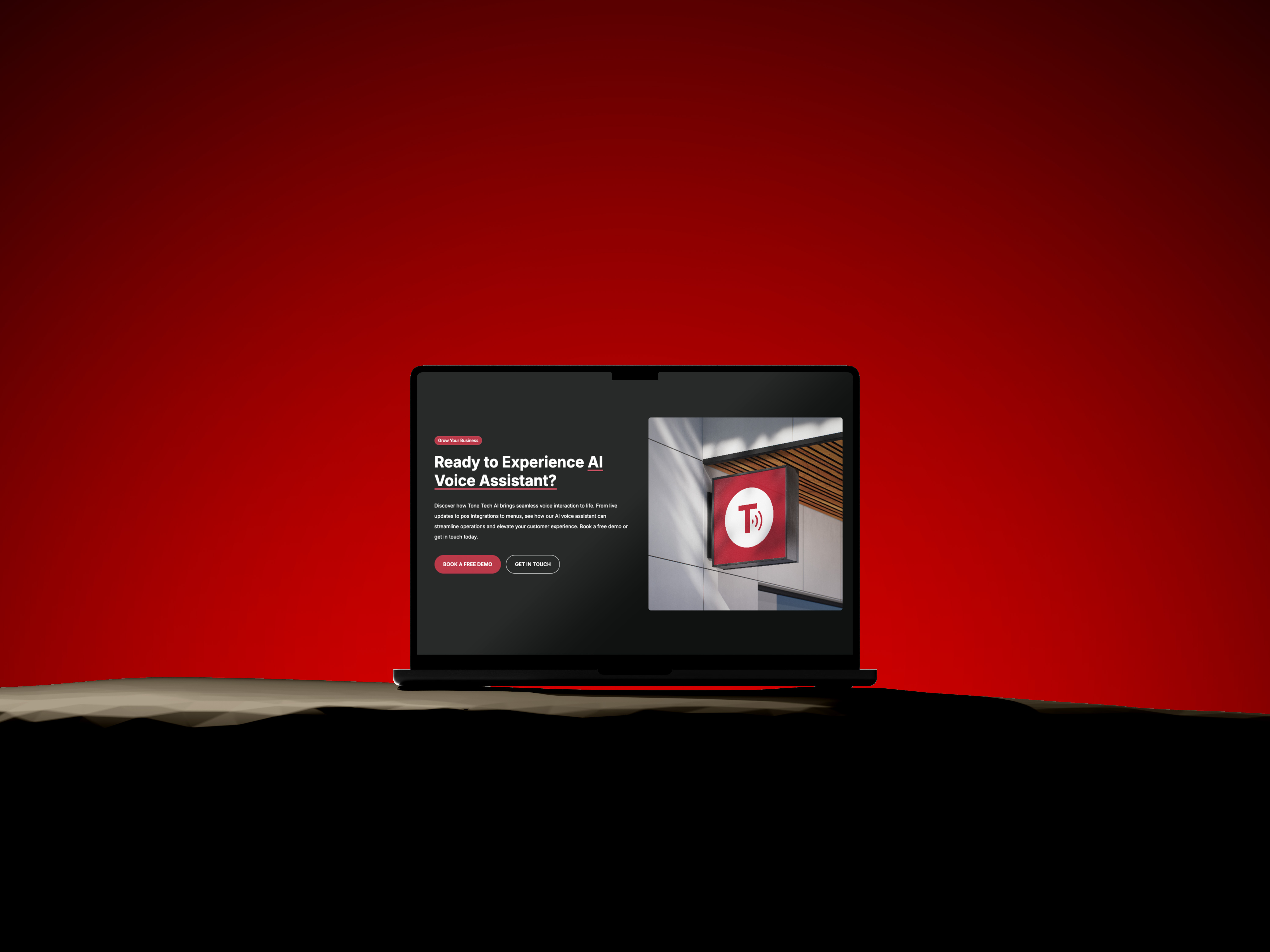 Tone Tech AI website designed by Chapter Two Studios