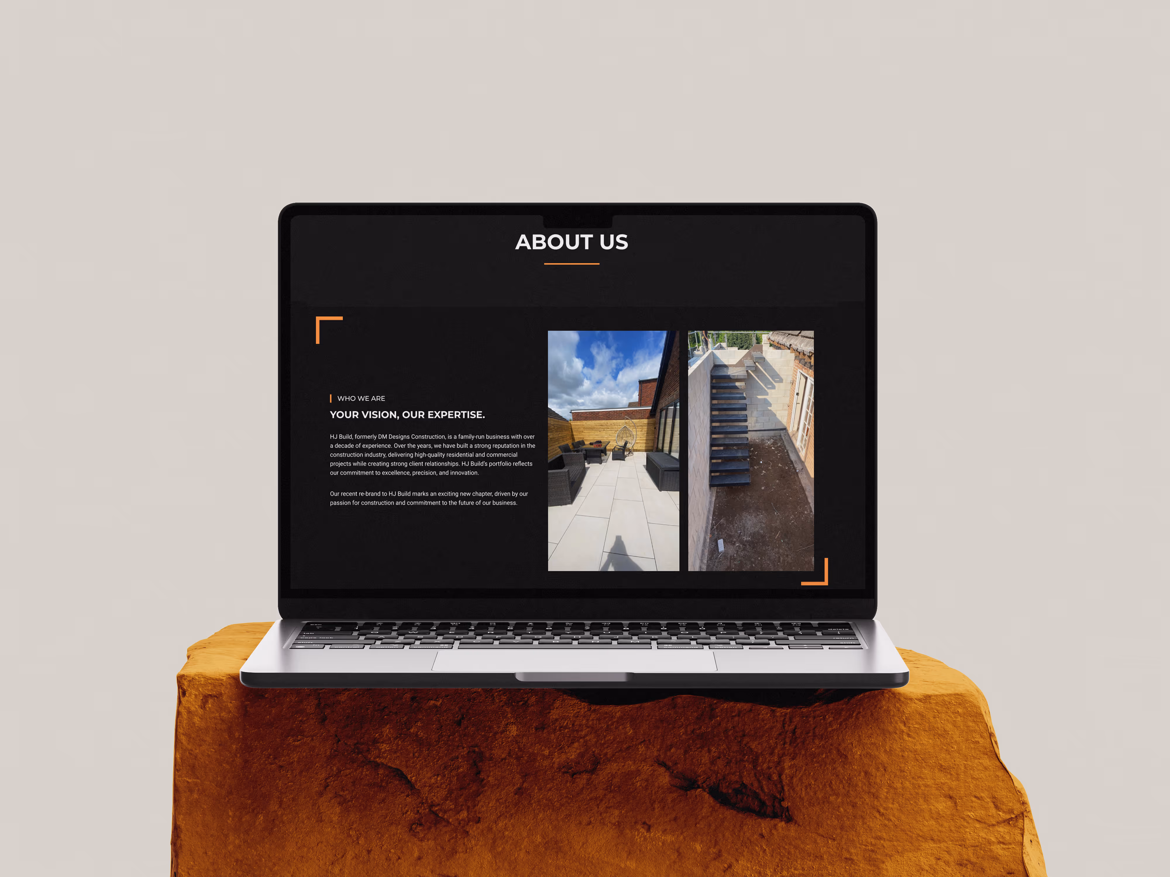 HJ Build Website designed by Chapter Two Studios