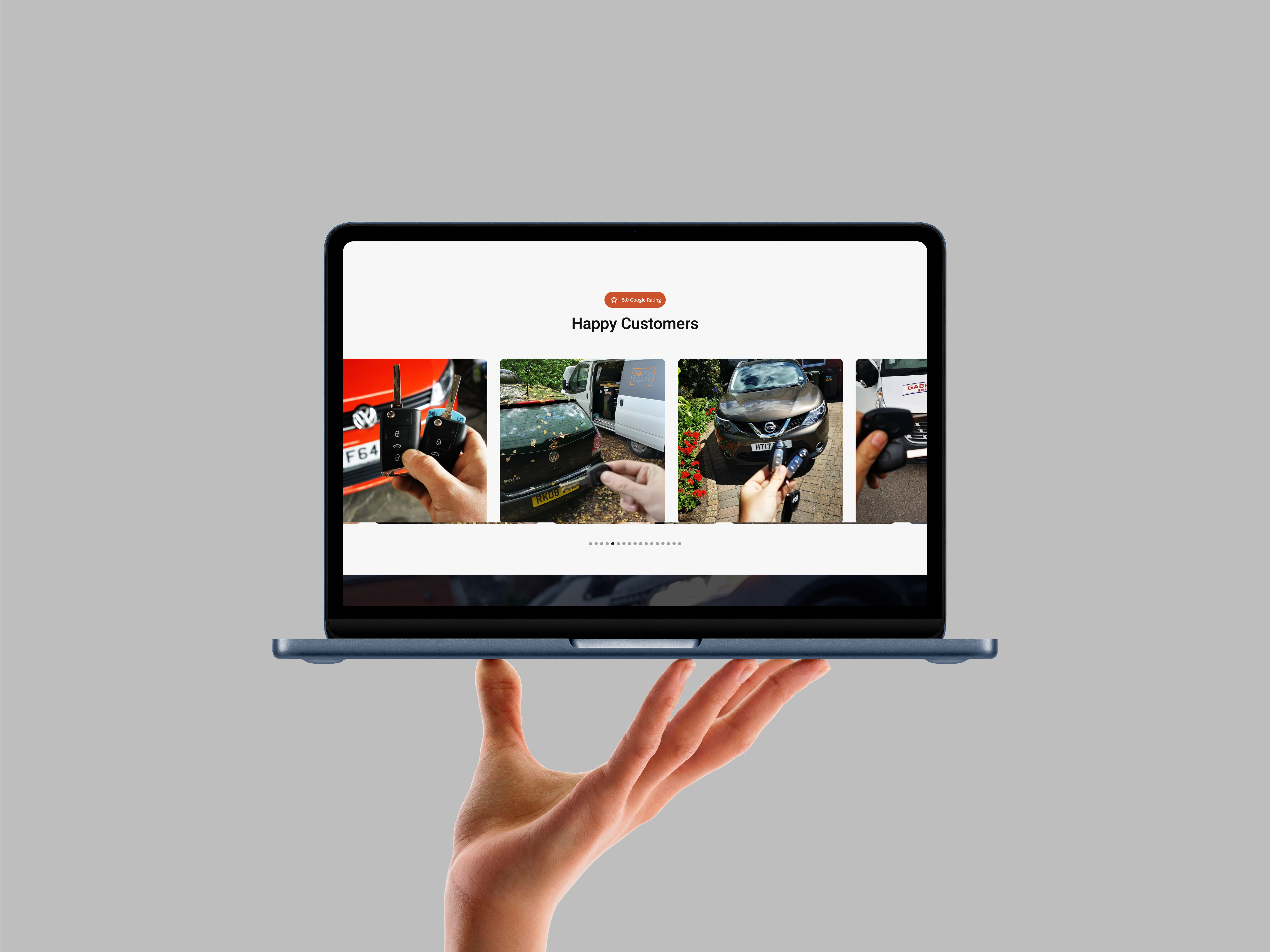 Southcoast Auto Locks website designed by Chapter Two Studios