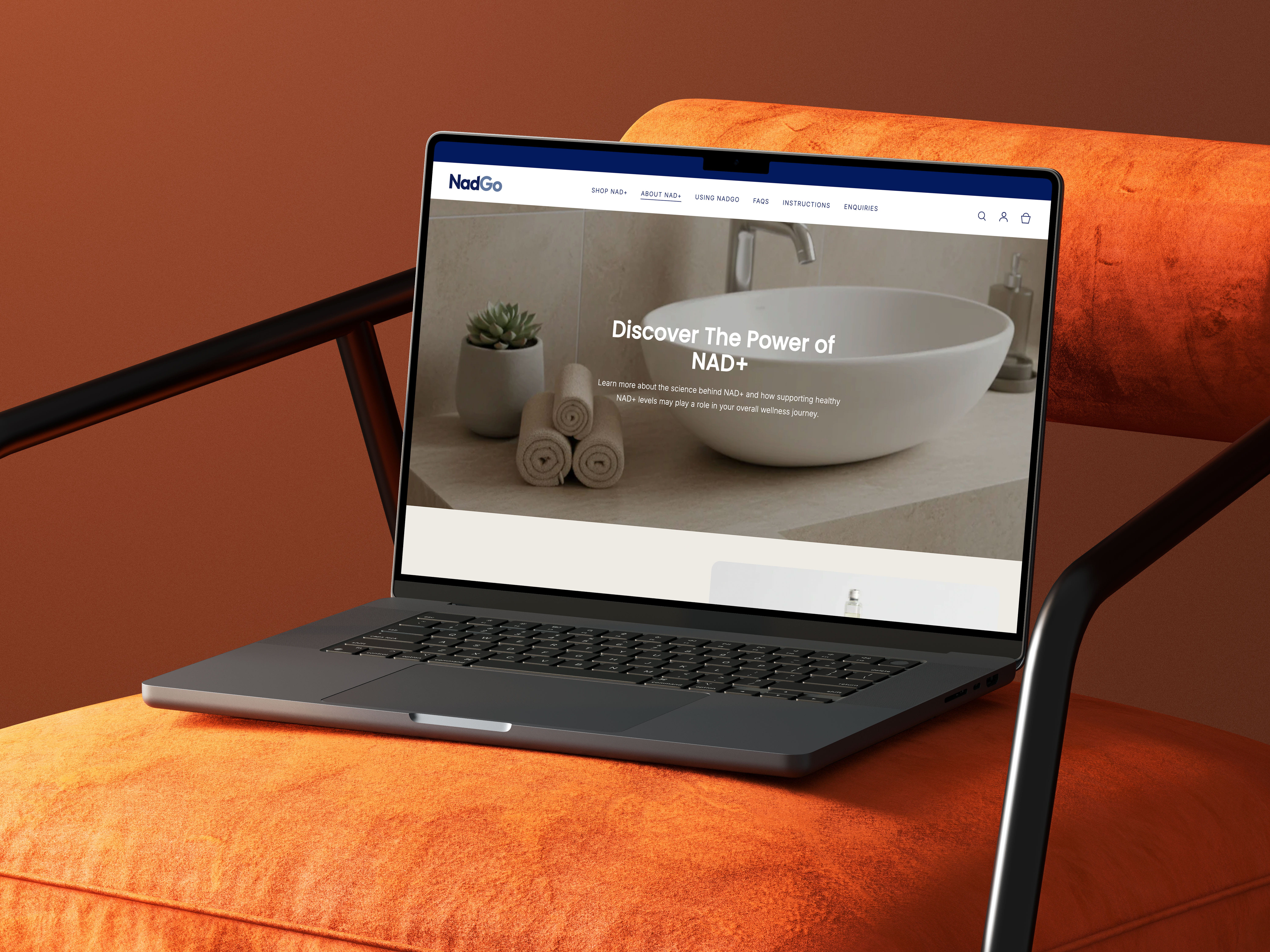 NadGo website designed by Chapter Two Studios