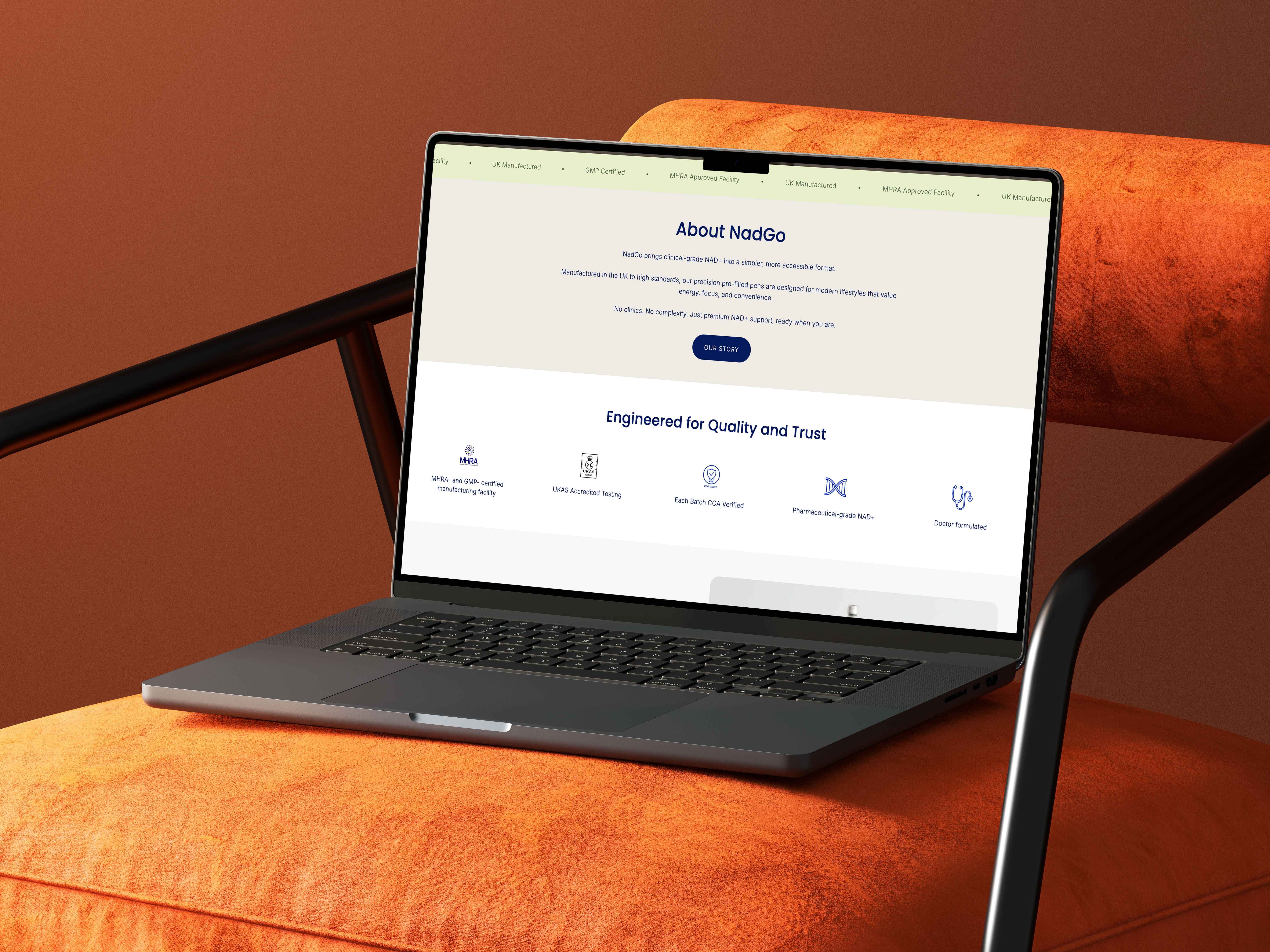 NadGo website designed by Chapter Two Studios