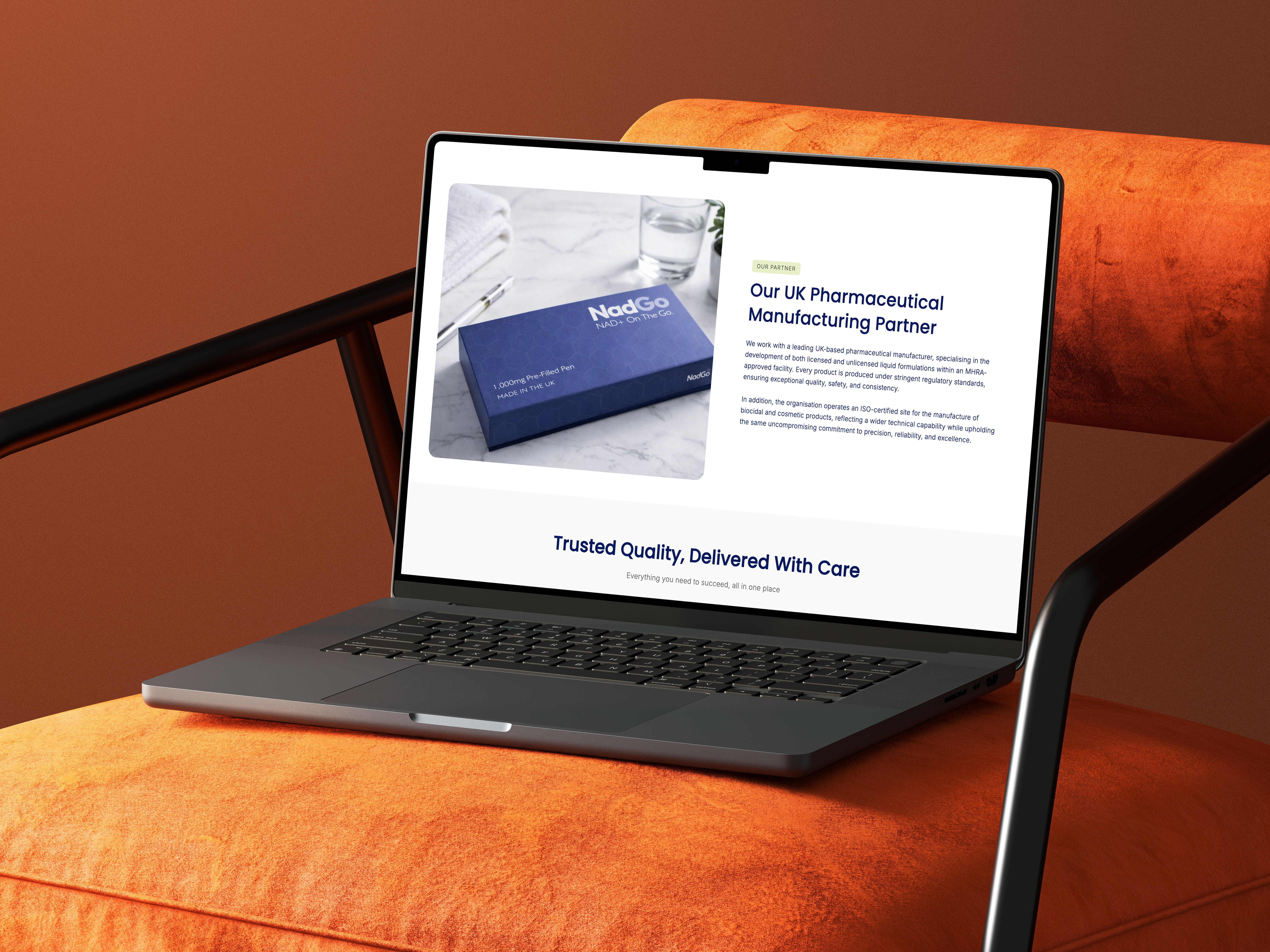 NadGo website designed by Chapter Two Studios