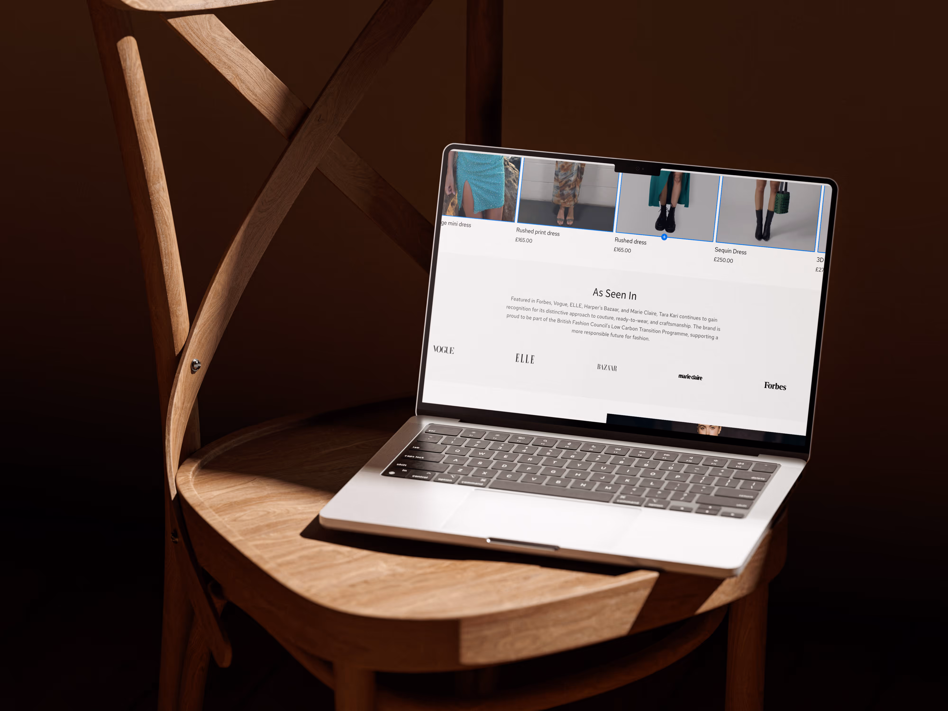 Tara Kari website designed by Chapter Two Studios
