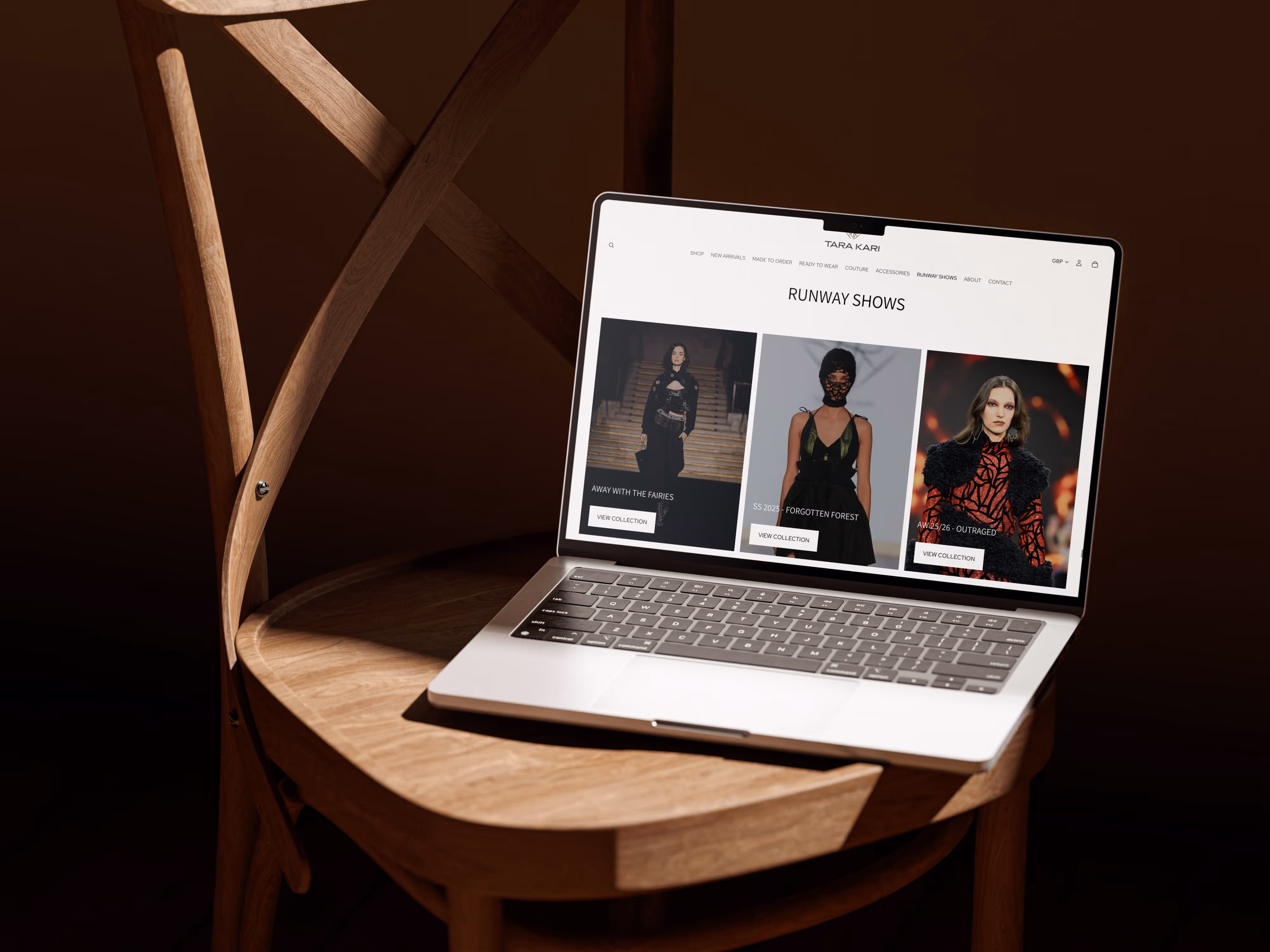 Tara Kari website designed by Chapter Two Studios