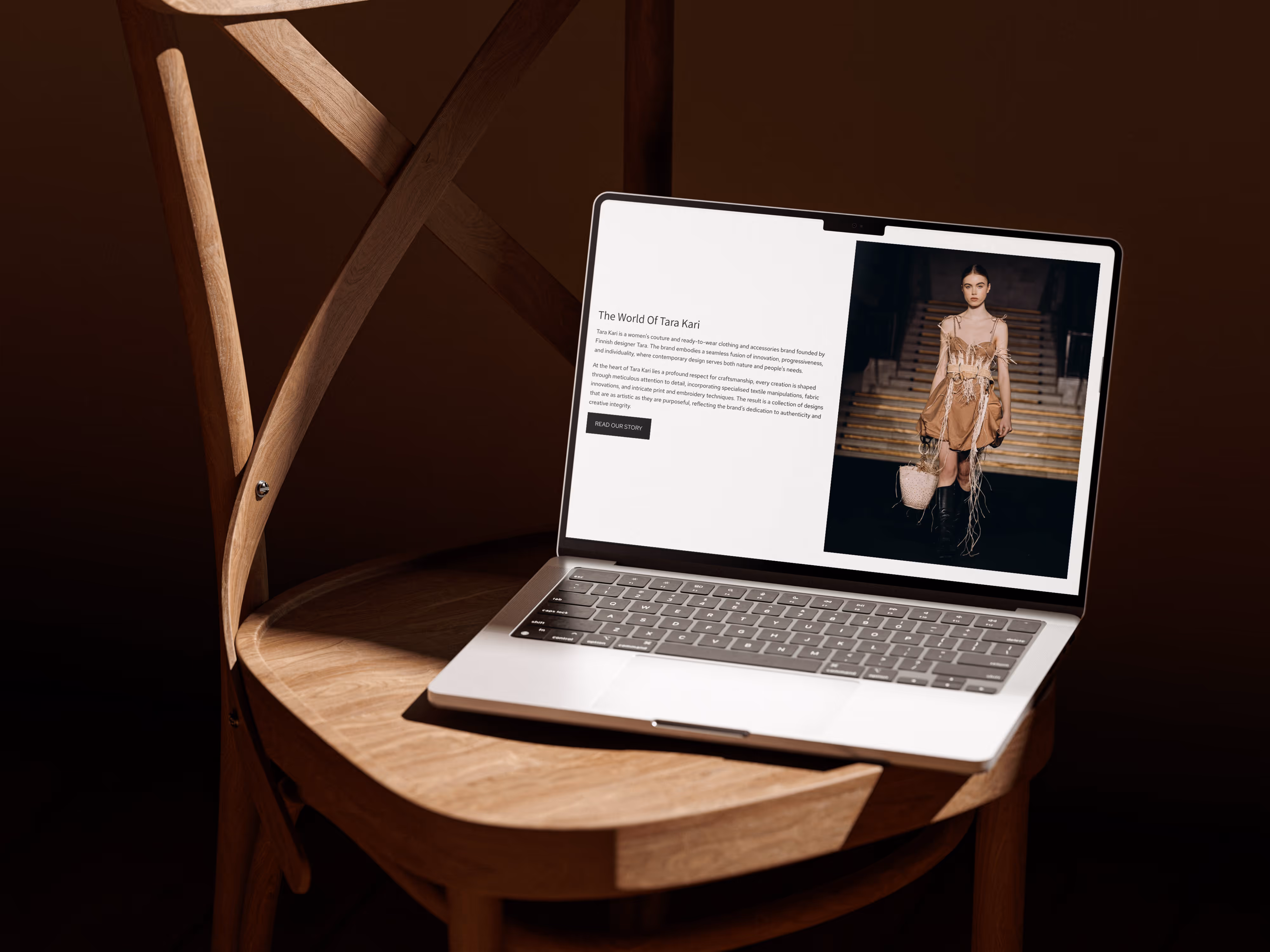 Tara Kari website designed by Chapter Two Studios