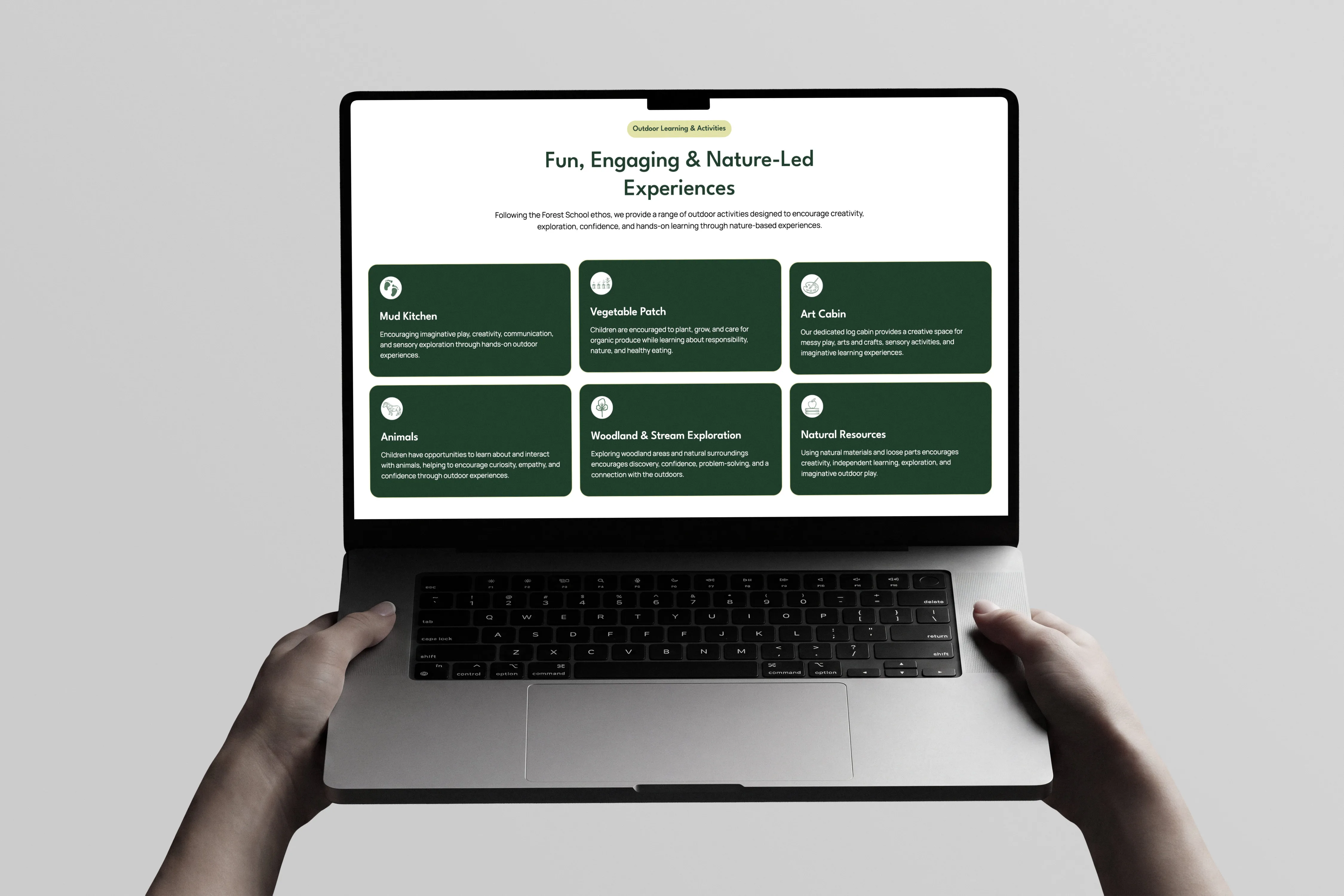 Little latham house website desinged by Chapter Two Studios