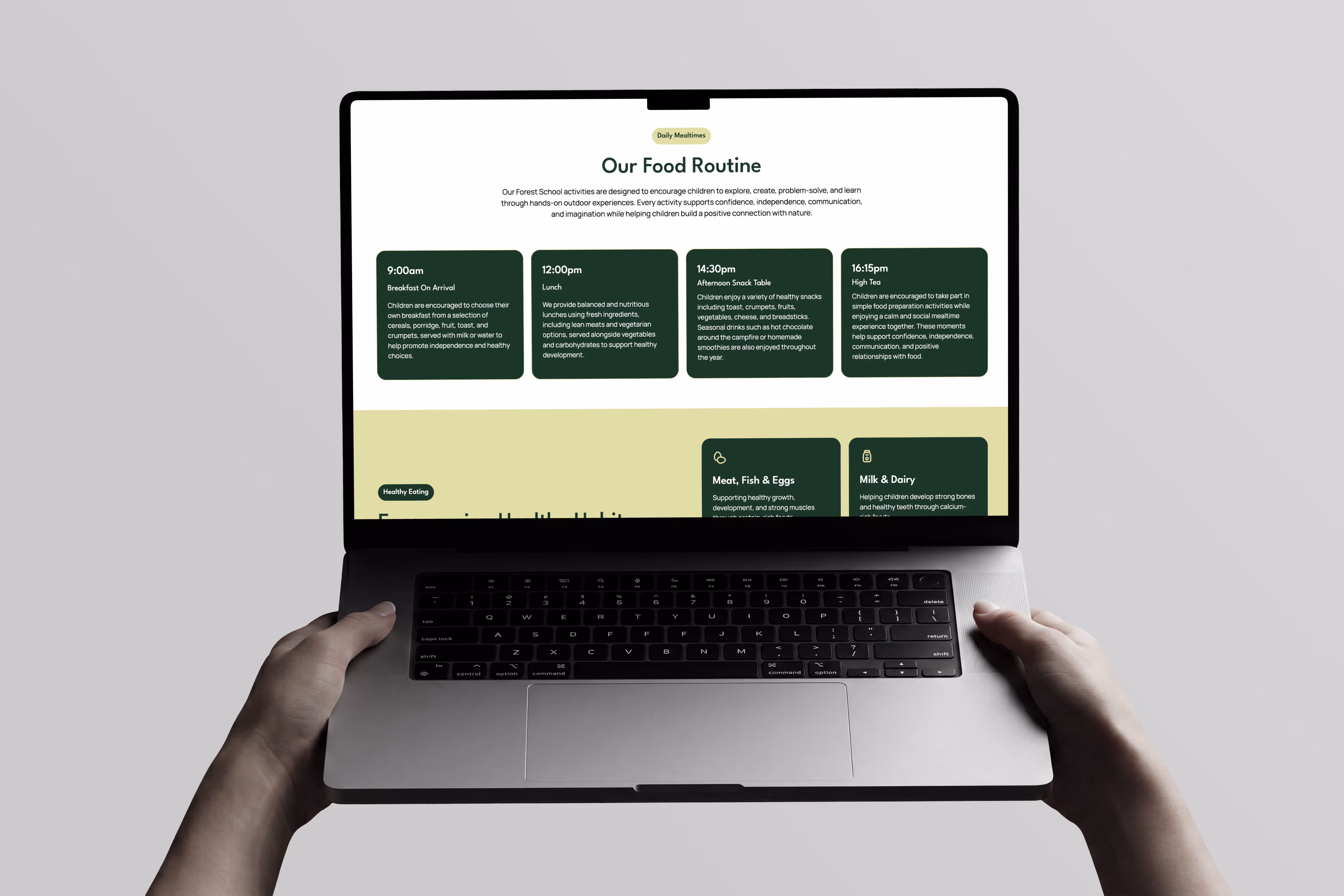 Little latham house website desinged by Chapter Two Studios