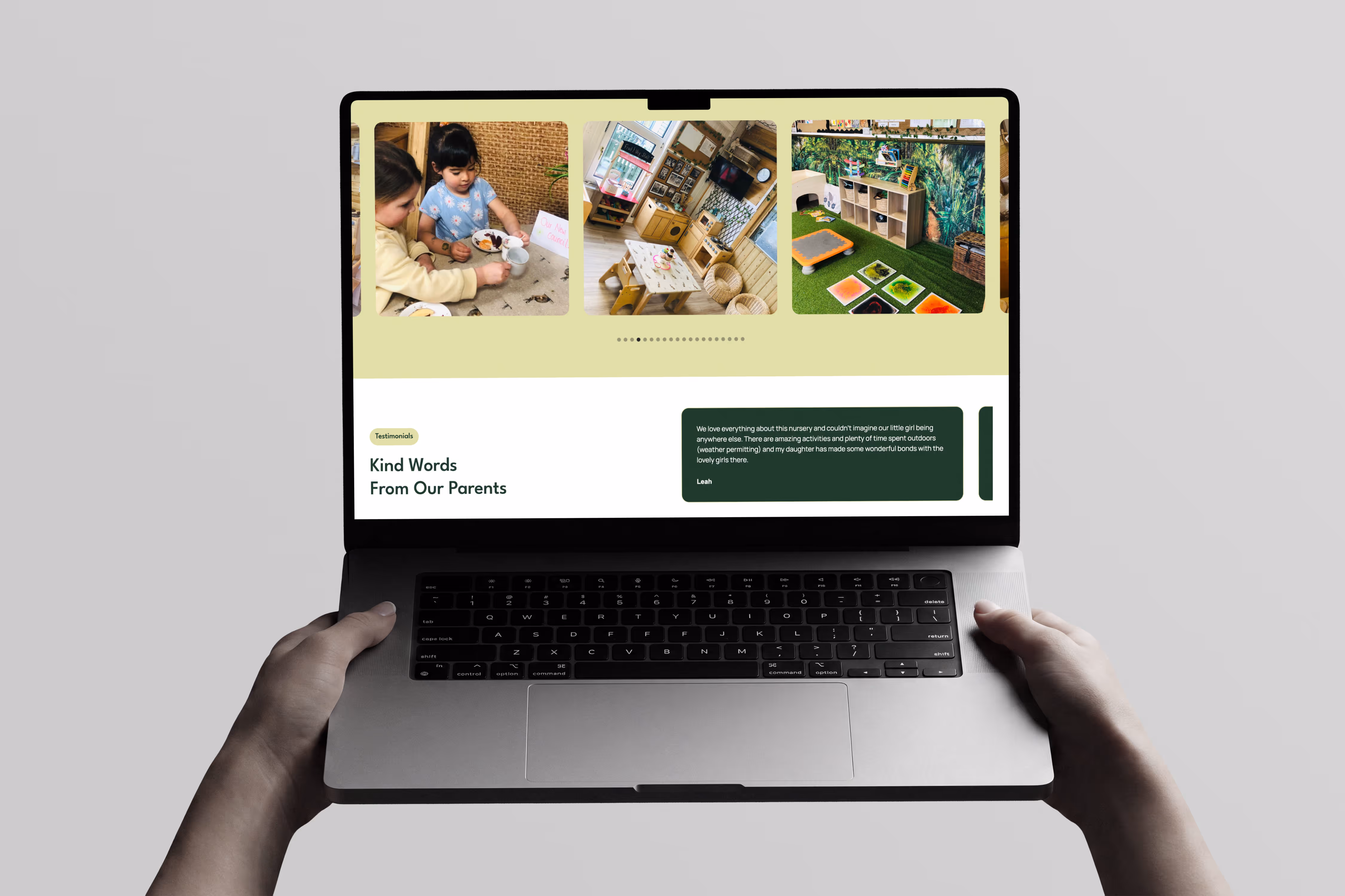 Little latham house website desinged by Chapter Two Studios