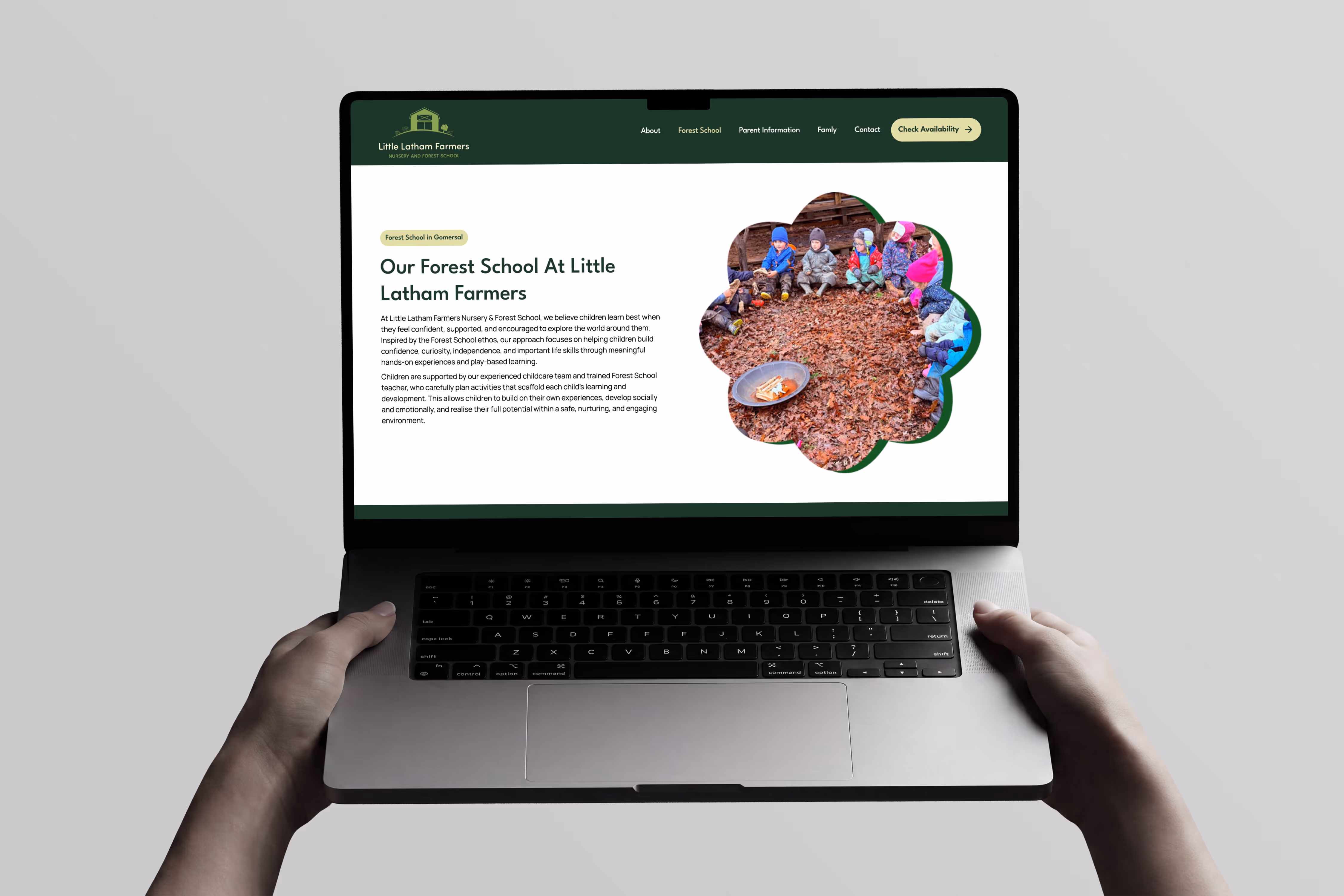 Little latham house website desinged by Chapter Two Studios