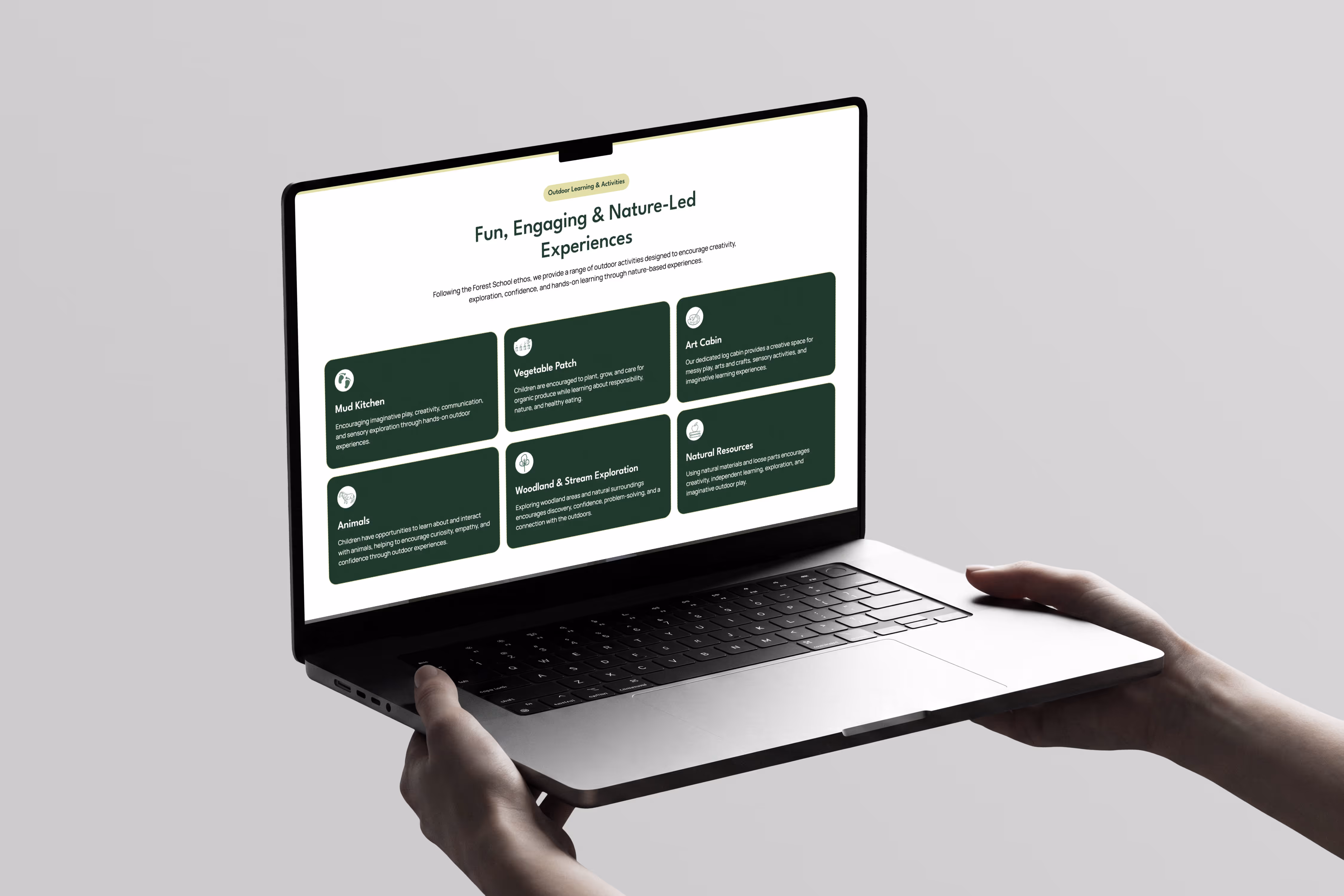 Little latham house website desinged by Chapter Two Studios