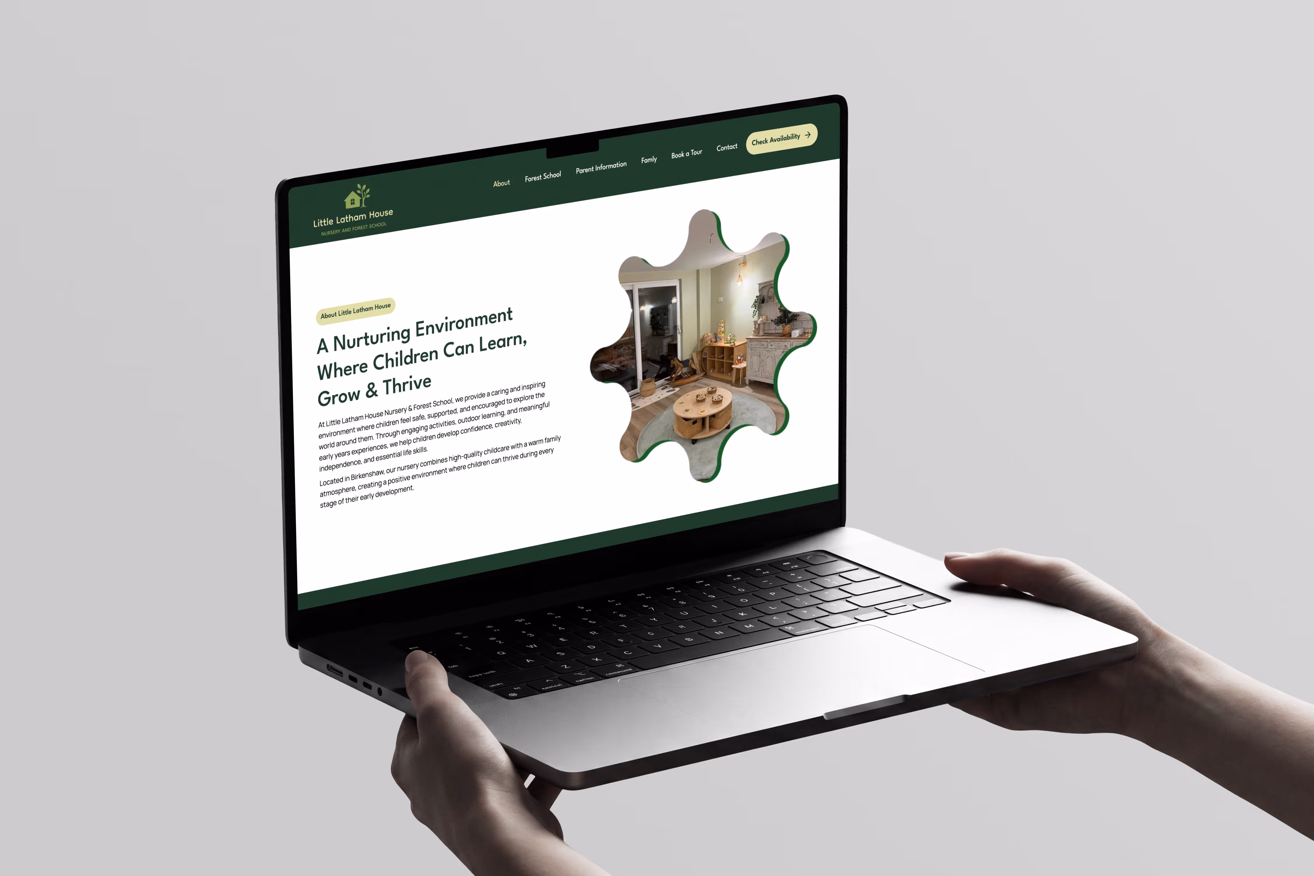 Little latham house website designed by Chapter Two Studios